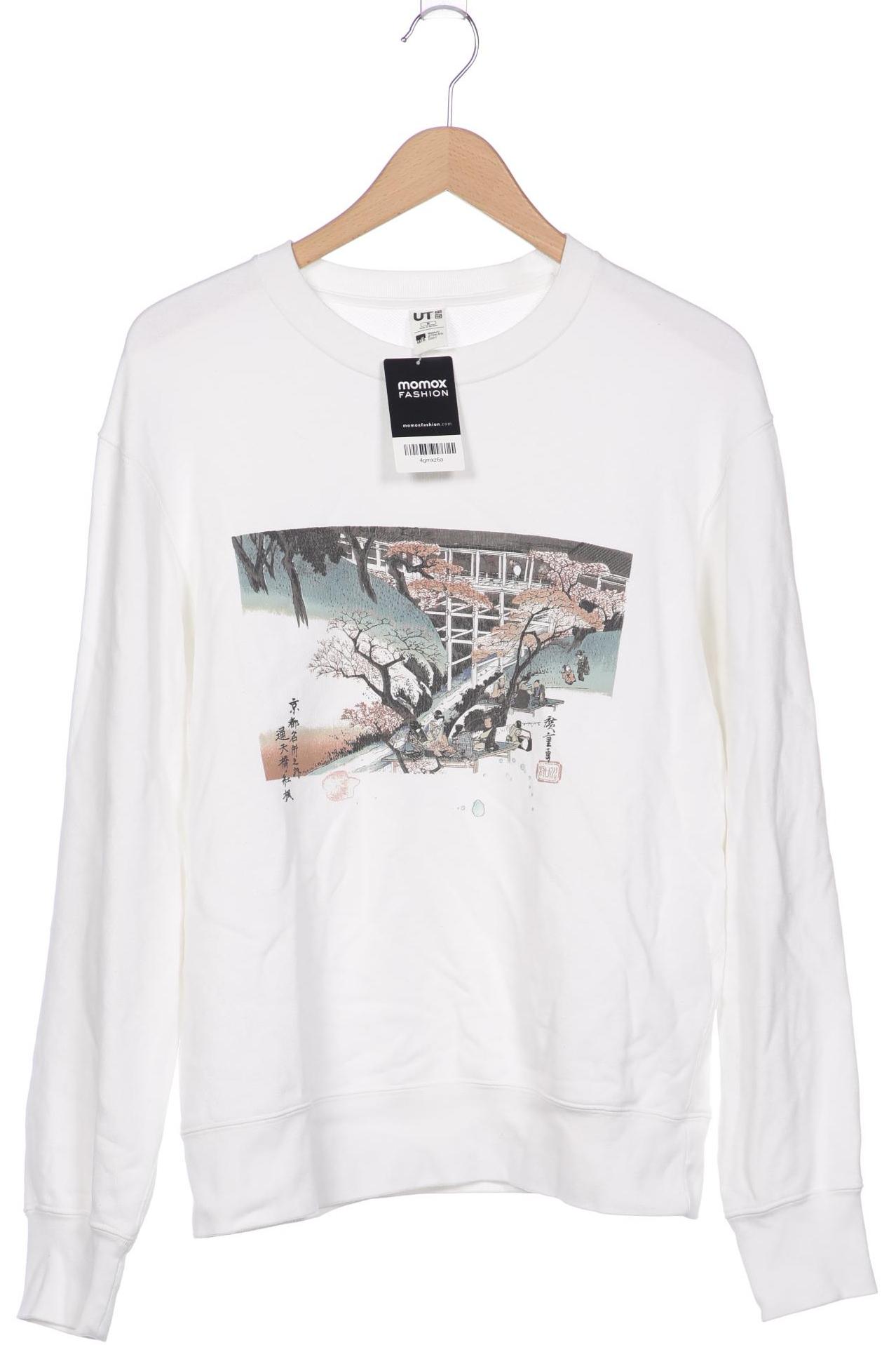 

uniqlo Herren Sweatshirt, weiß, Gr. 48