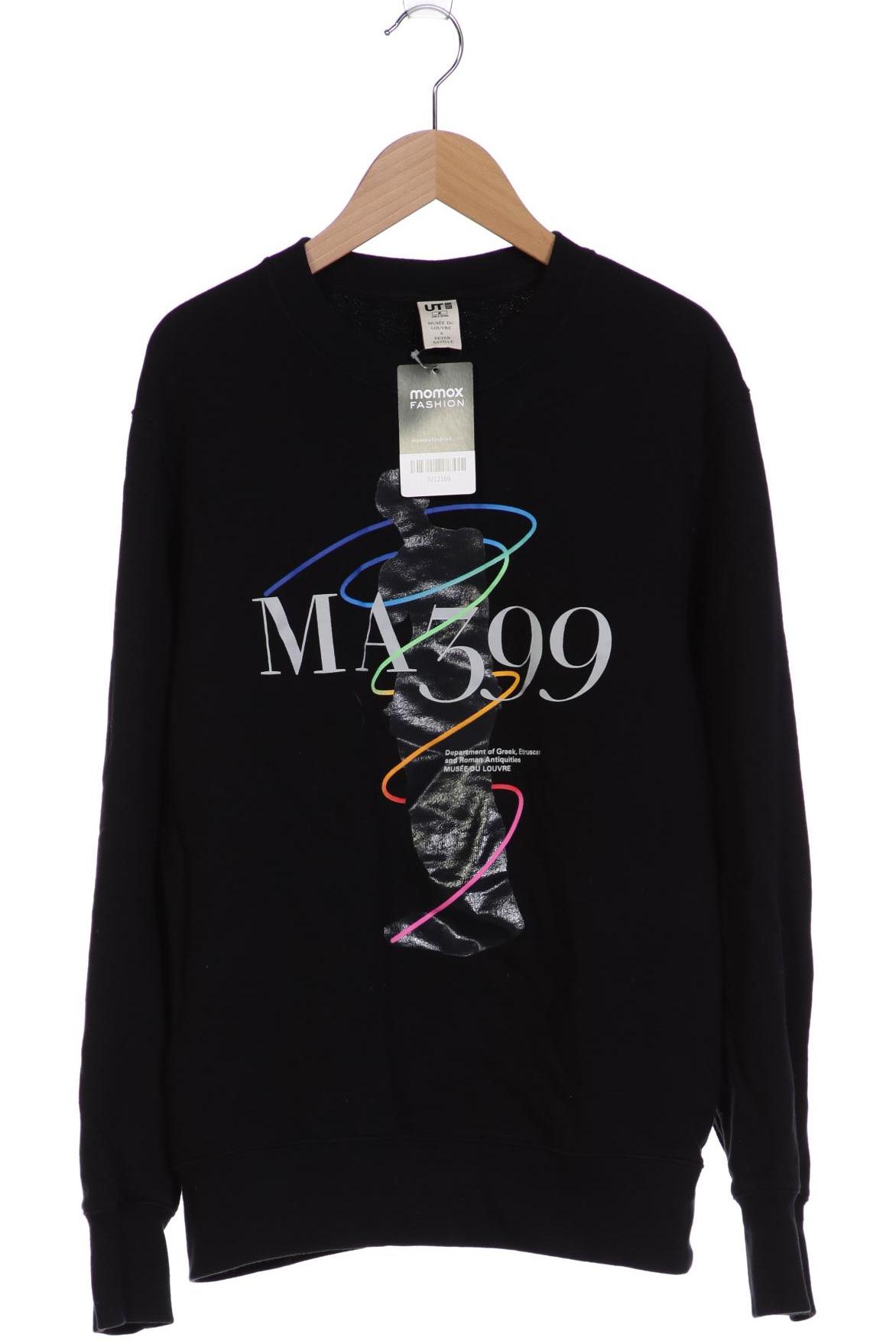 

uniqlo Herren Sweatshirt, schwarz, Gr. 48