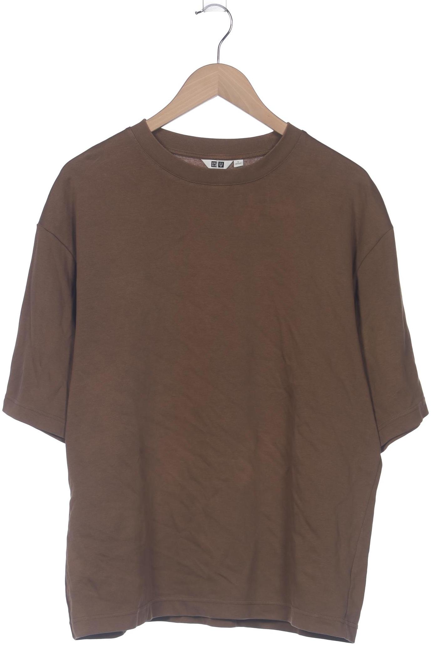 

uniqlo Herren T-Shirt, braun, Gr. 52