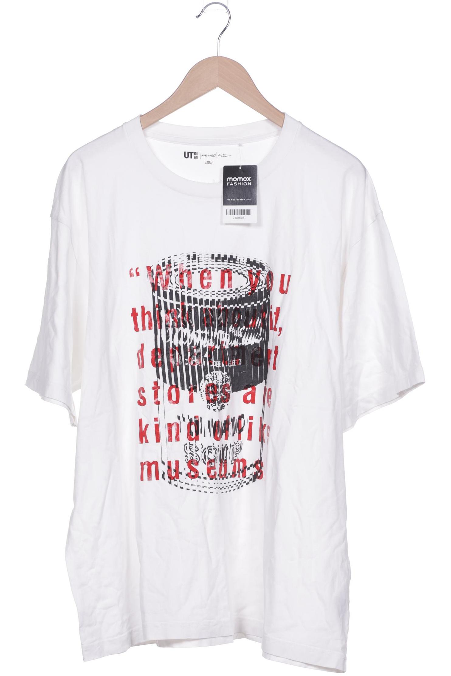 

uniqlo Herren T-Shirt, weiß, Gr. 56