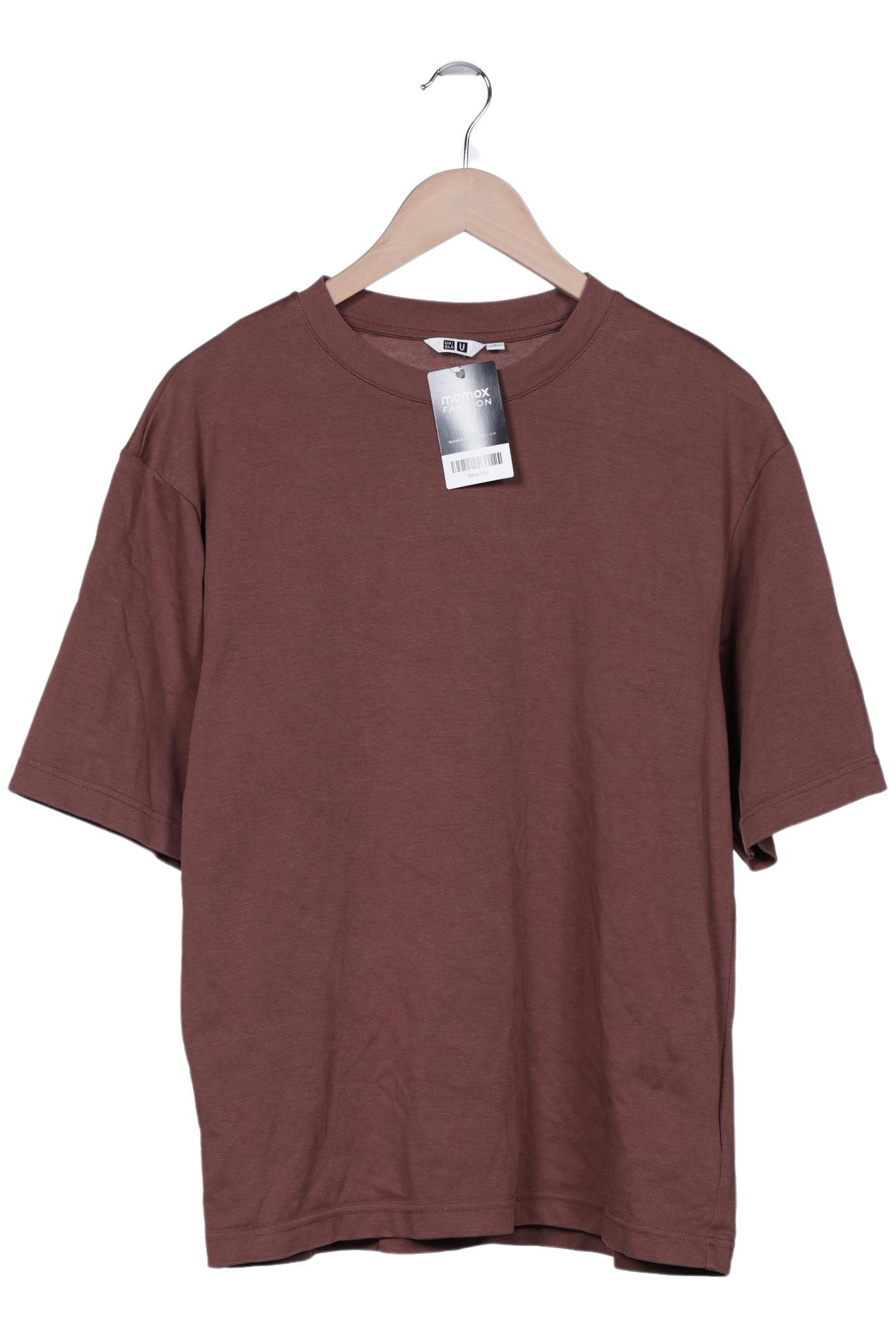 

uniqlo Herren T-Shirt, braun, Gr. 48