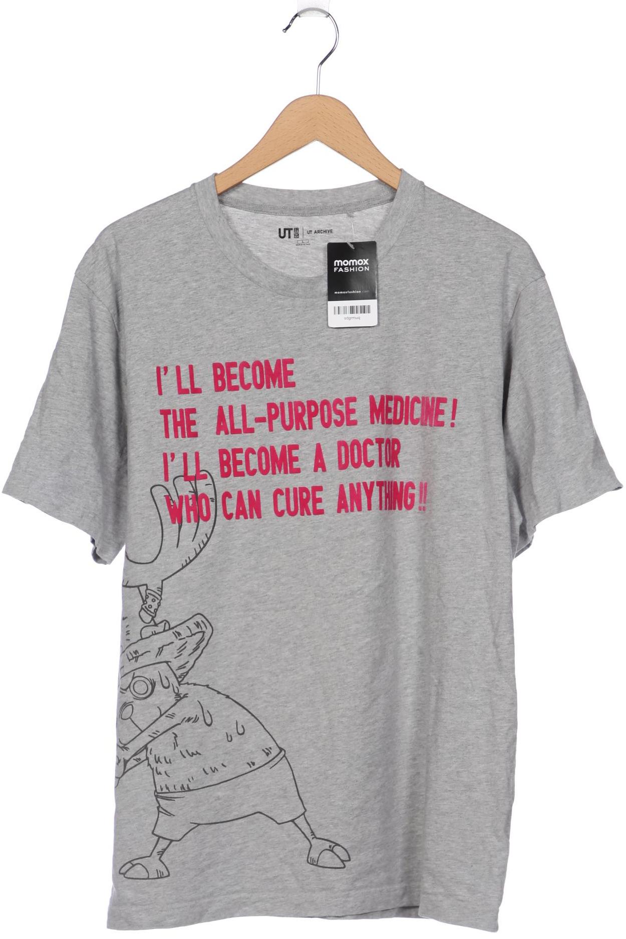 

uniqlo Herren T-Shirt, grau, Gr. 52