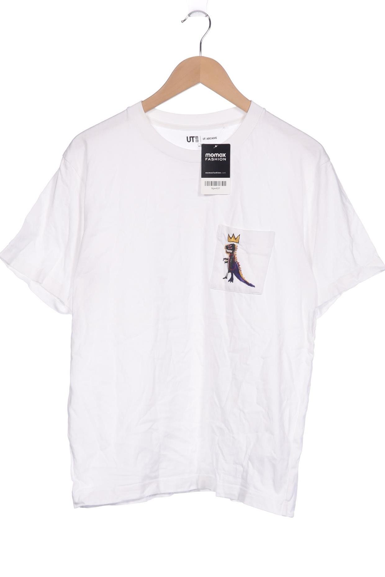 

uniqlo Herren T-Shirt, weiß, Gr. 48