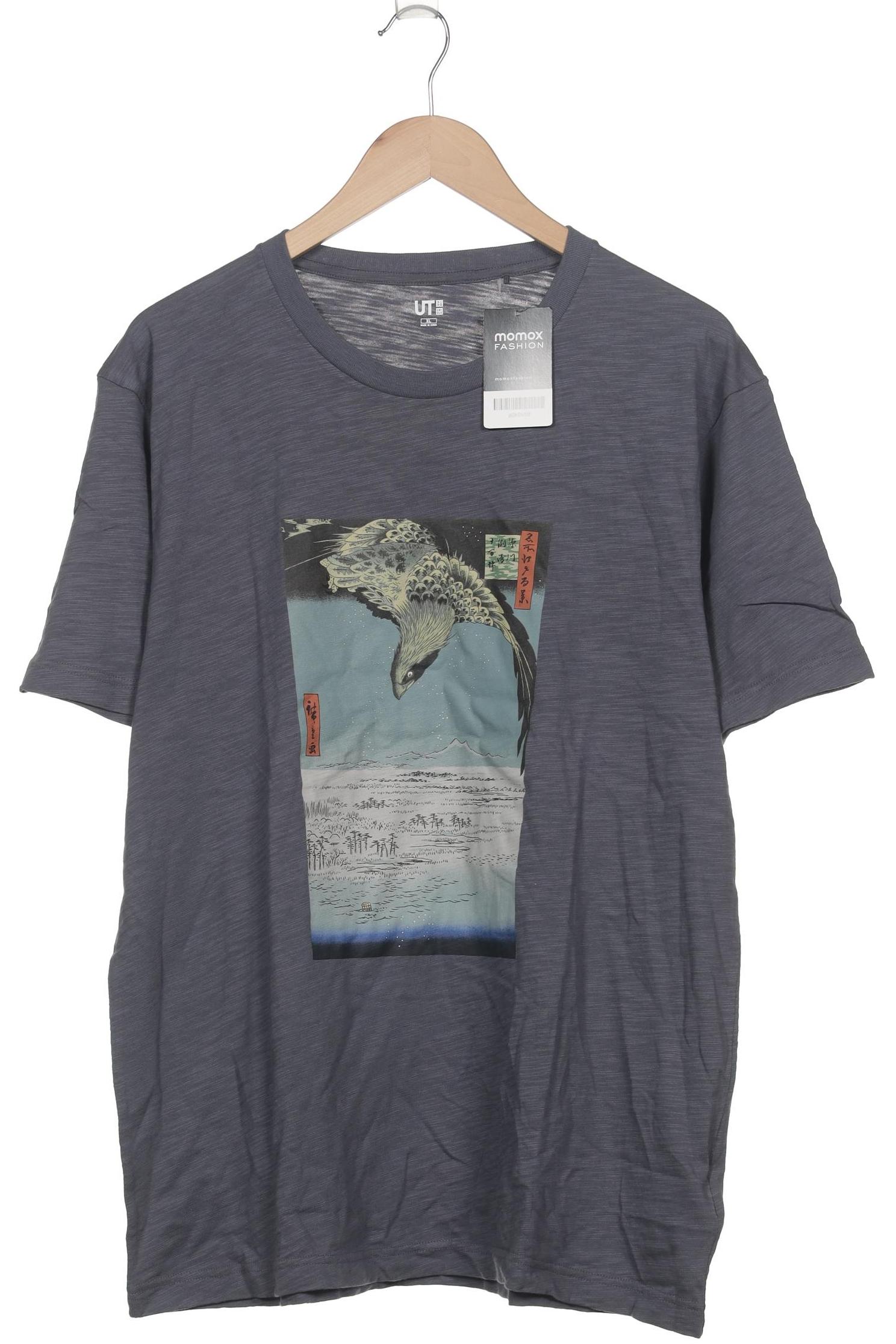 

uniqlo Herren T-Shirt, grau, Gr. 54