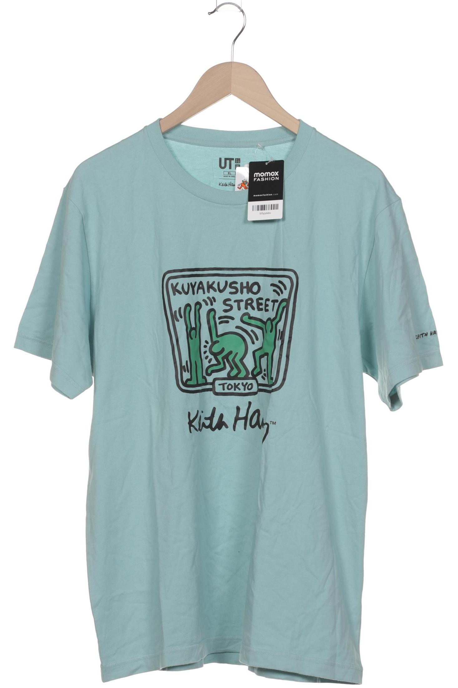 

uniqlo Herren T-Shirt, türkis, Gr. 54