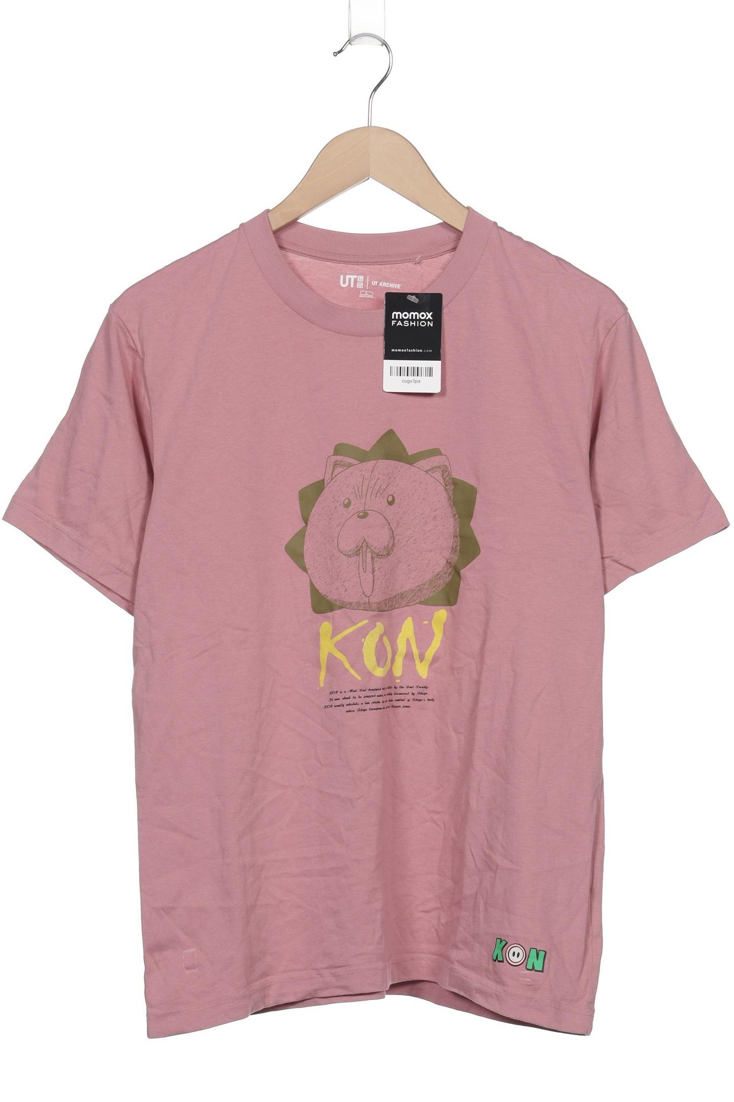 

uniqlo Herren T-Shirt, pink, Gr. 52