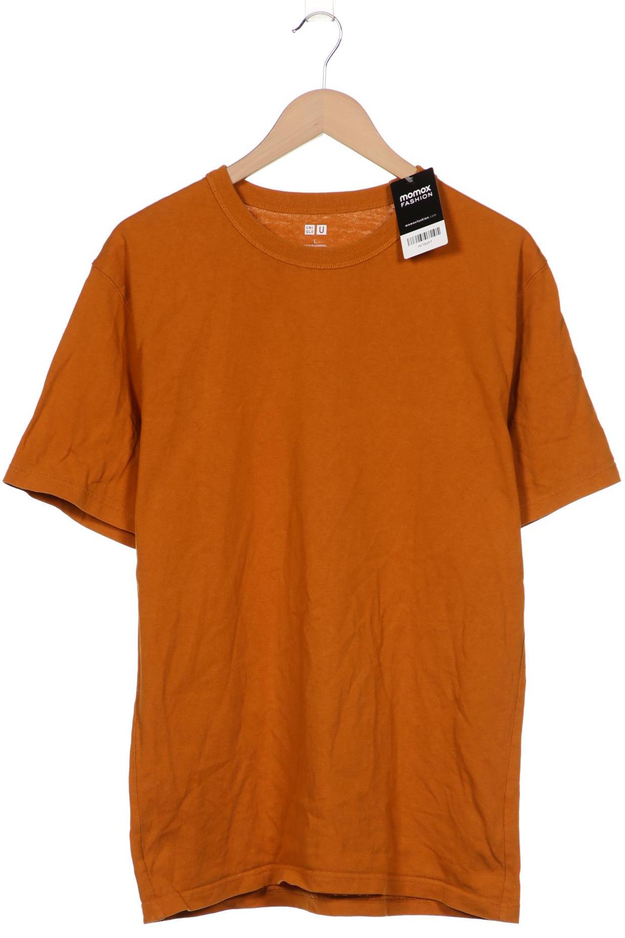 

uniqlo Herren T-Shirt, orange, Gr. 52