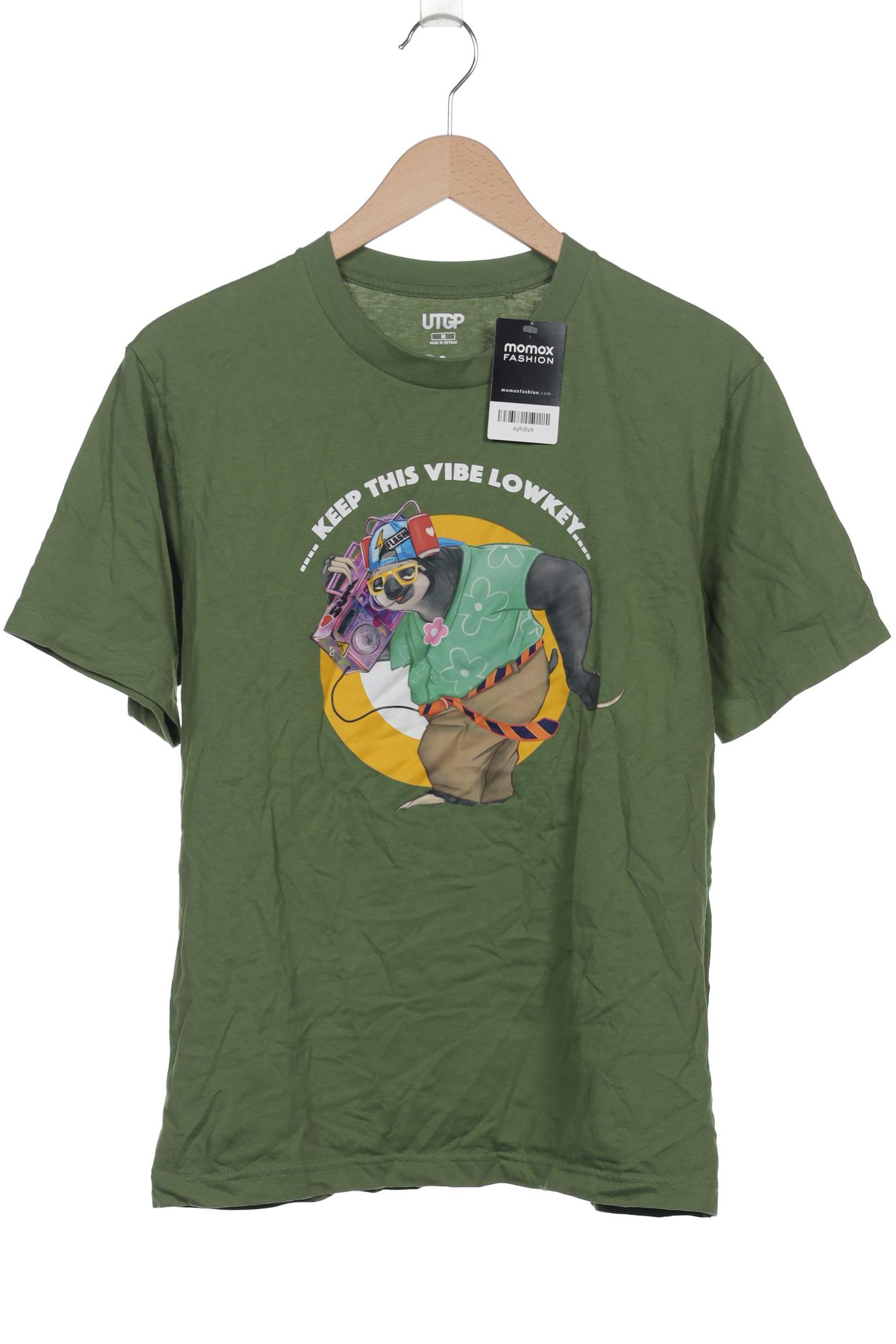 

uniqlo Herren T-Shirt, grün, Gr. 48