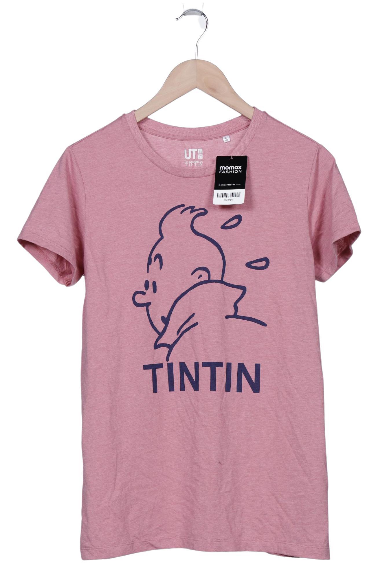 

uniqlo Herren T-Shirt, pink, Gr. 52