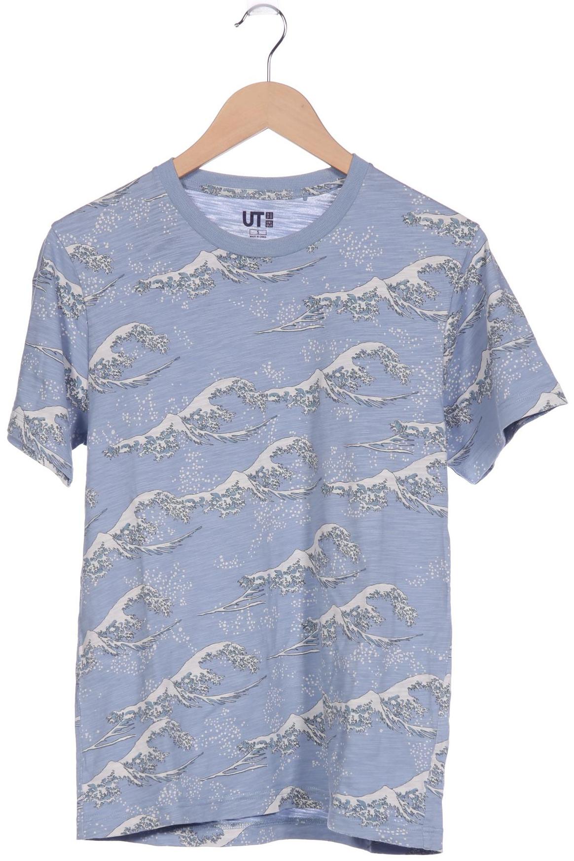 

uniqlo Herren T-Shirt, hellblau, Gr. 46