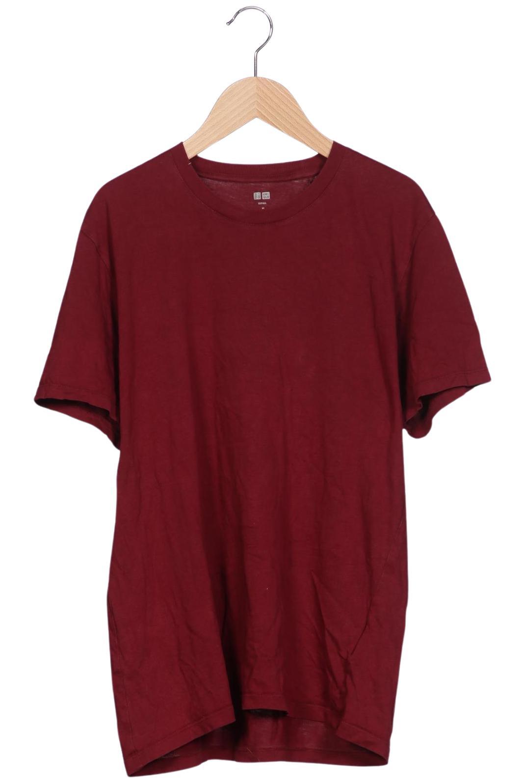 Thumbnail - uniqlo Herren T-Shirt, bordeaux, Gr. 48