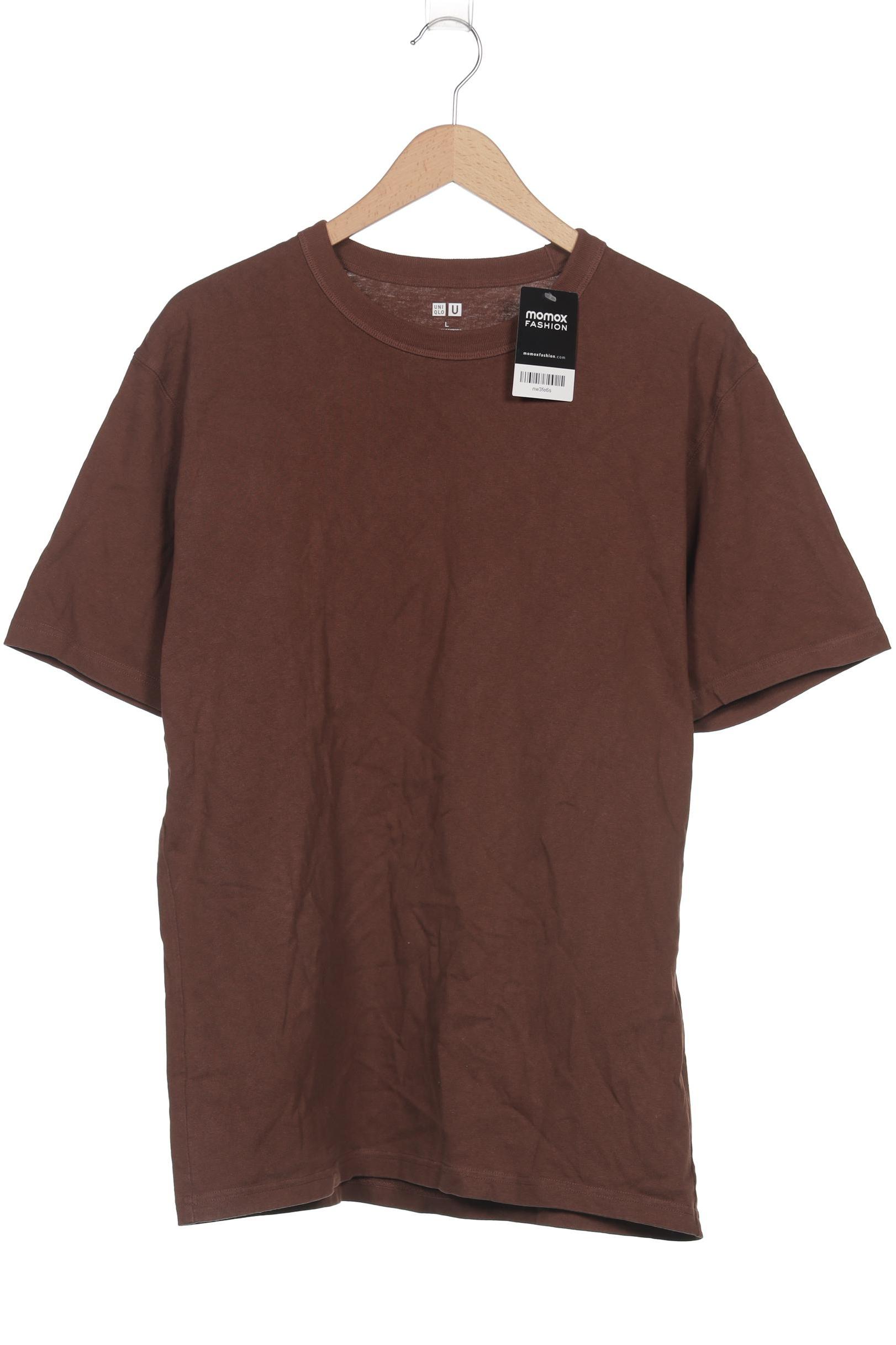 

uniqlo Herren T-Shirt, braun, Gr. 52