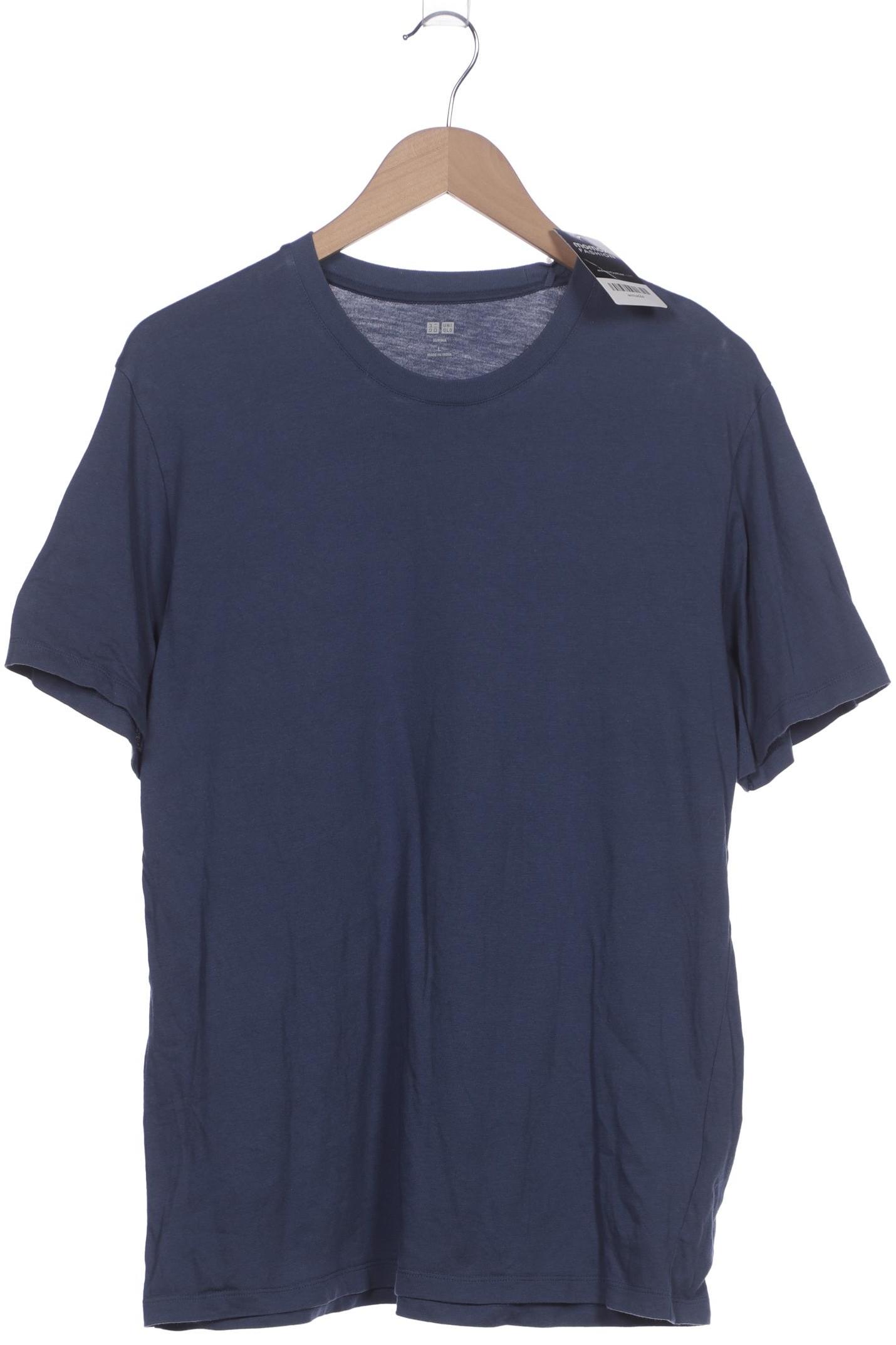 

uniqlo Herren T-Shirt, blau, Gr. 52