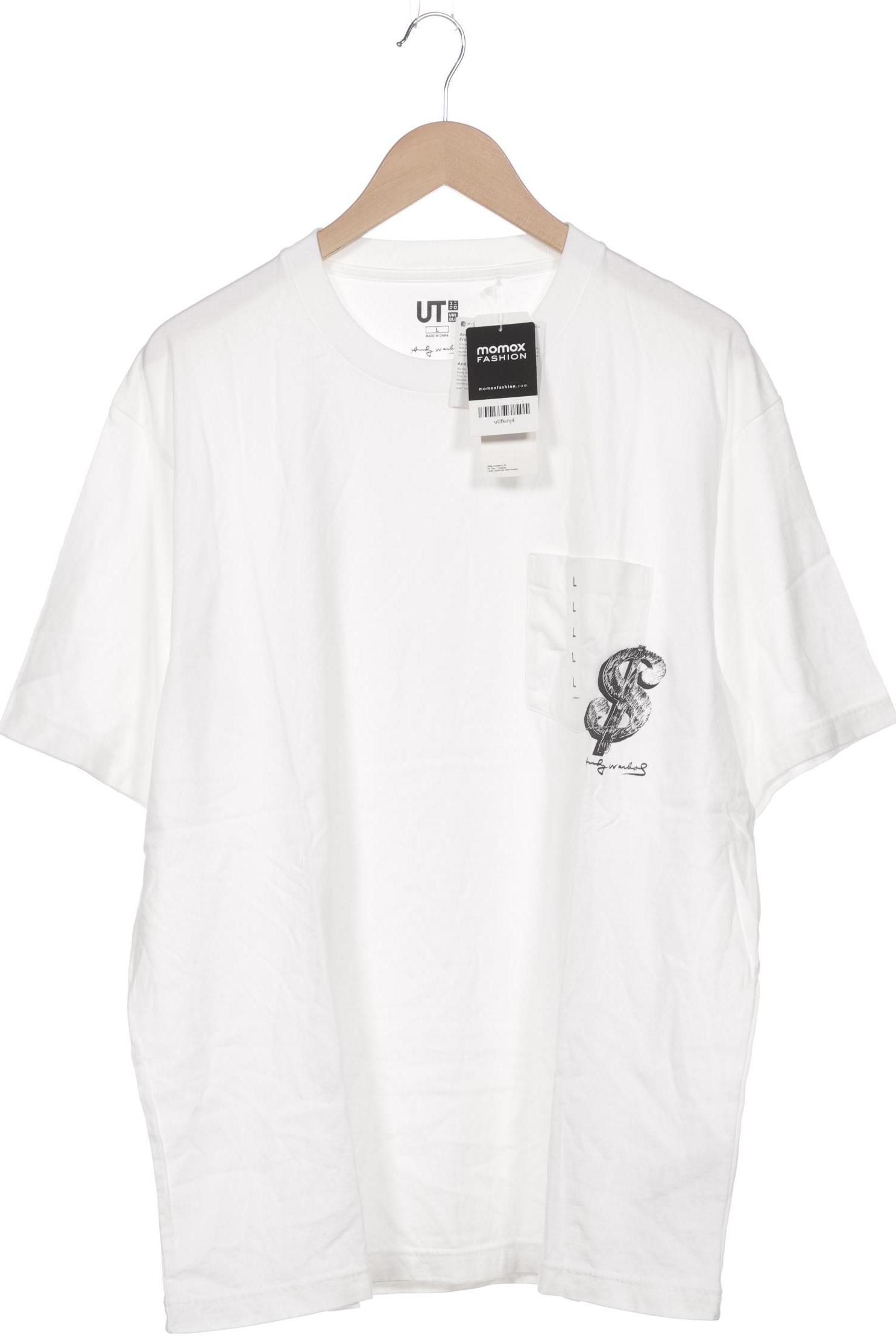 

uniqlo Herren T-Shirt, weiß, Gr. 52