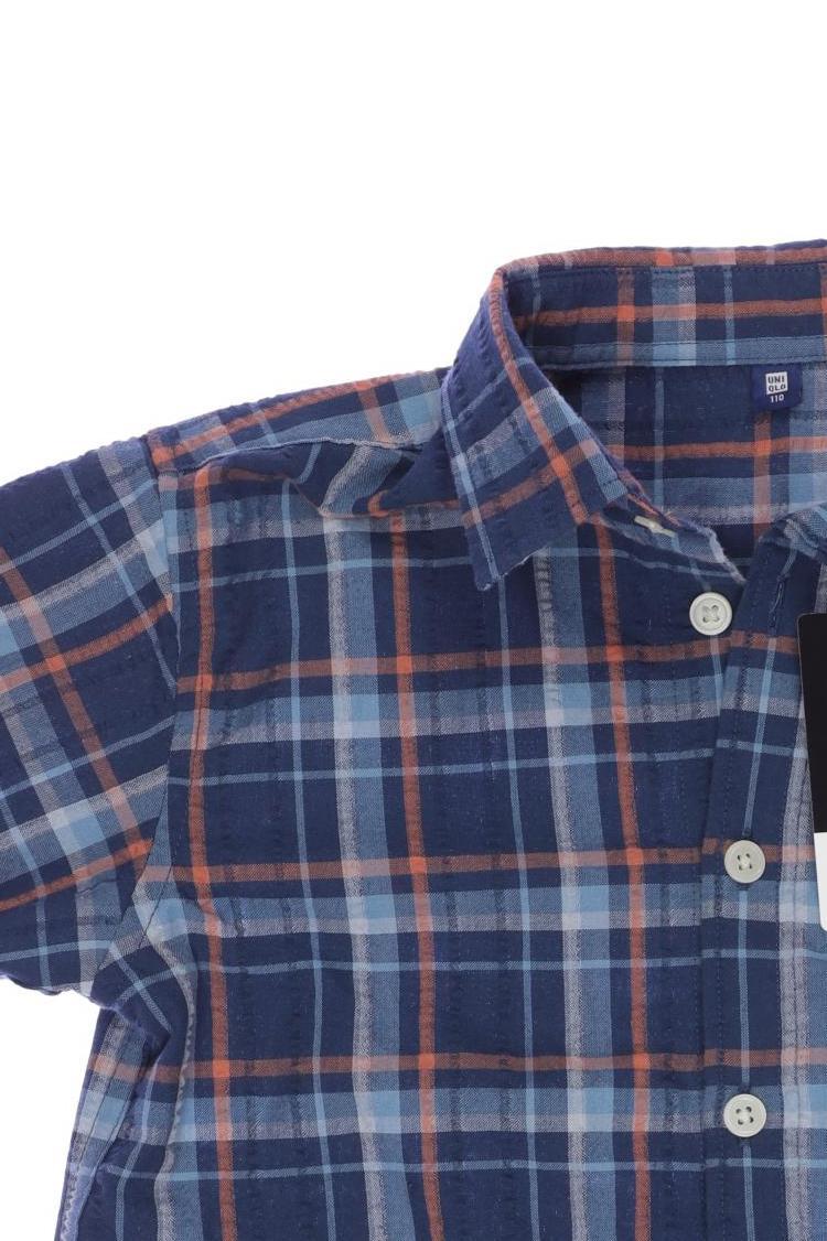 Thumbnail - uniqlo Jungen Hemd, marineblau, Gr. 110