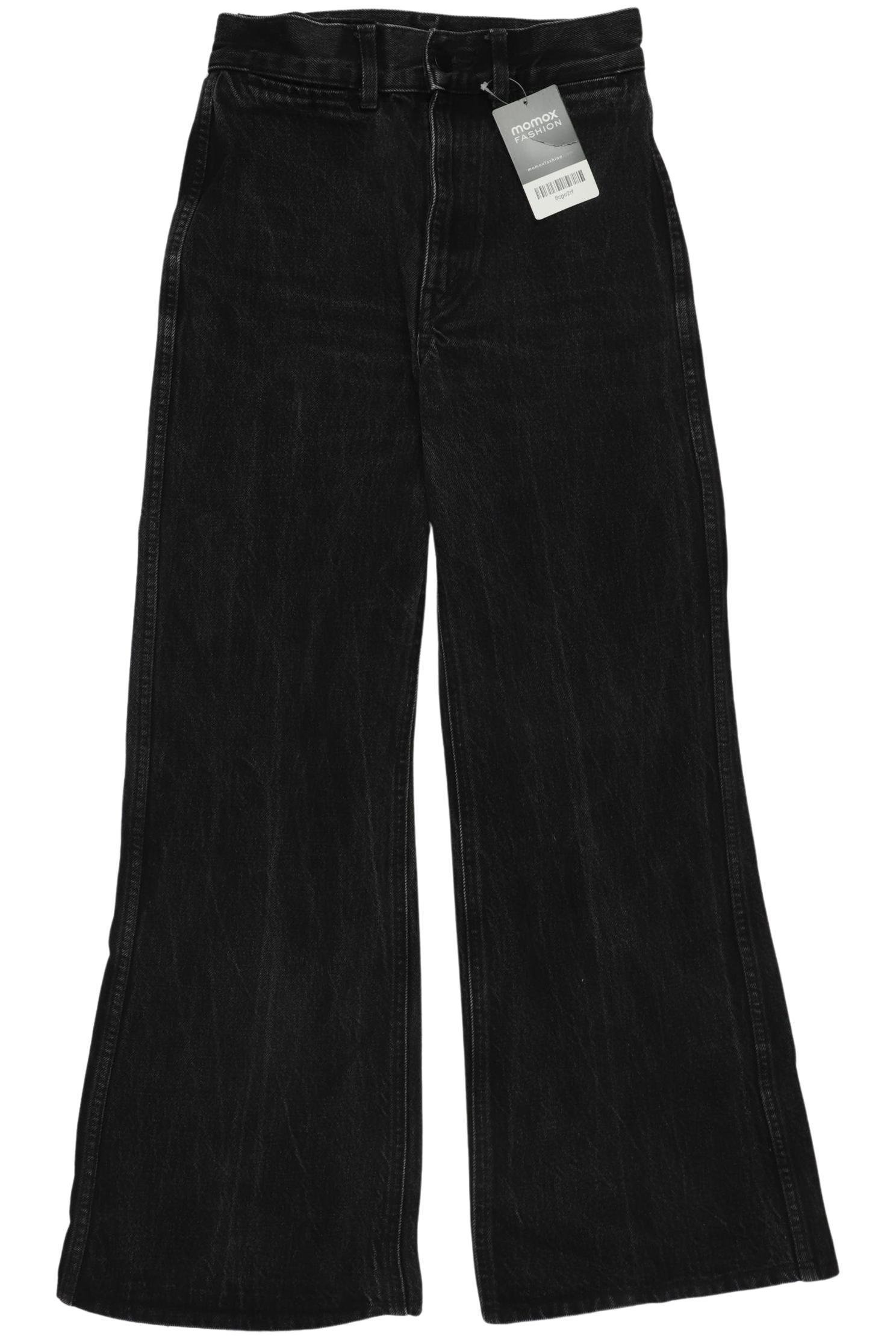 

uniqlo Damen Jeans, schwarz, Gr. 140