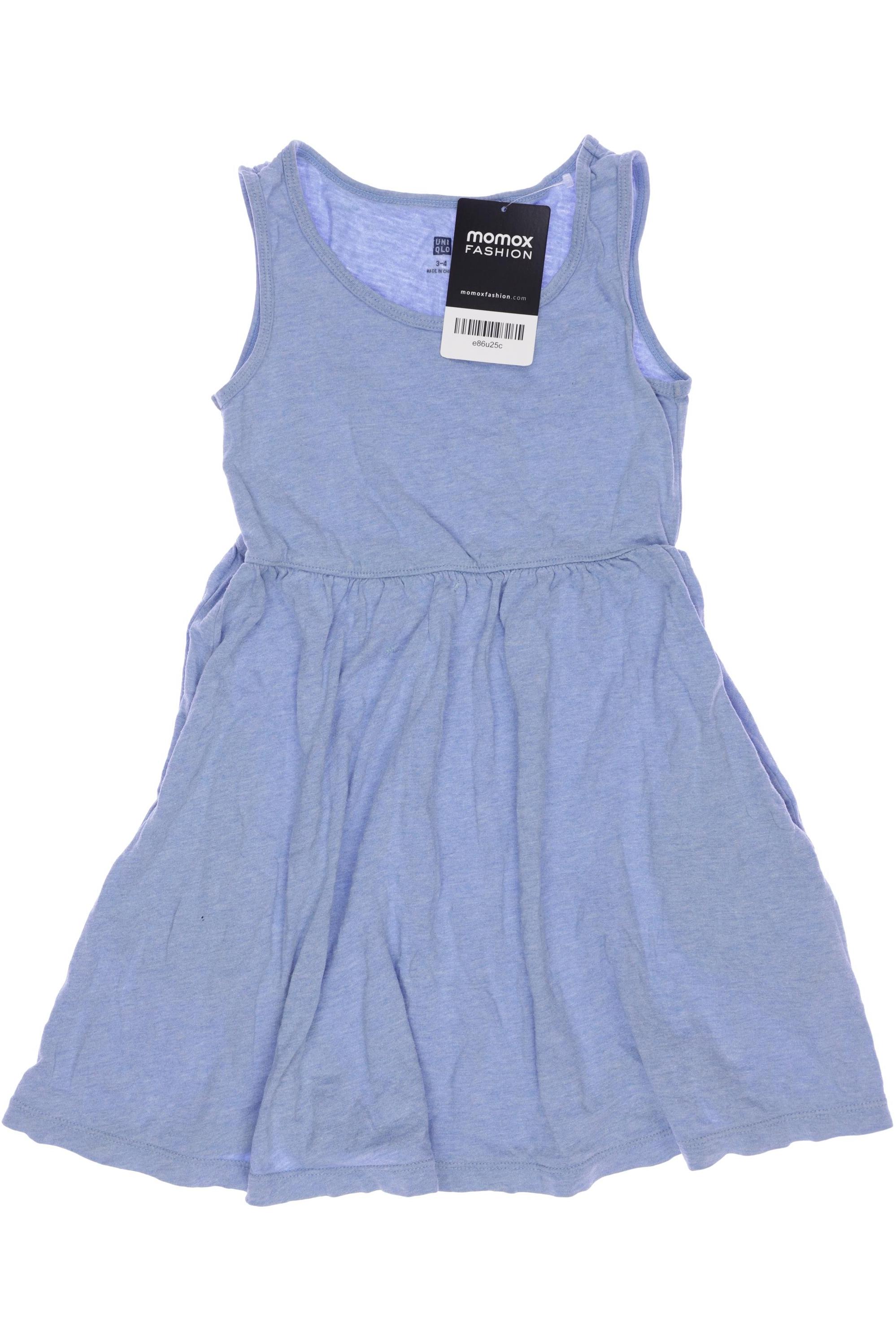 

uniqlo Damen Kleid, blau, Gr. 104