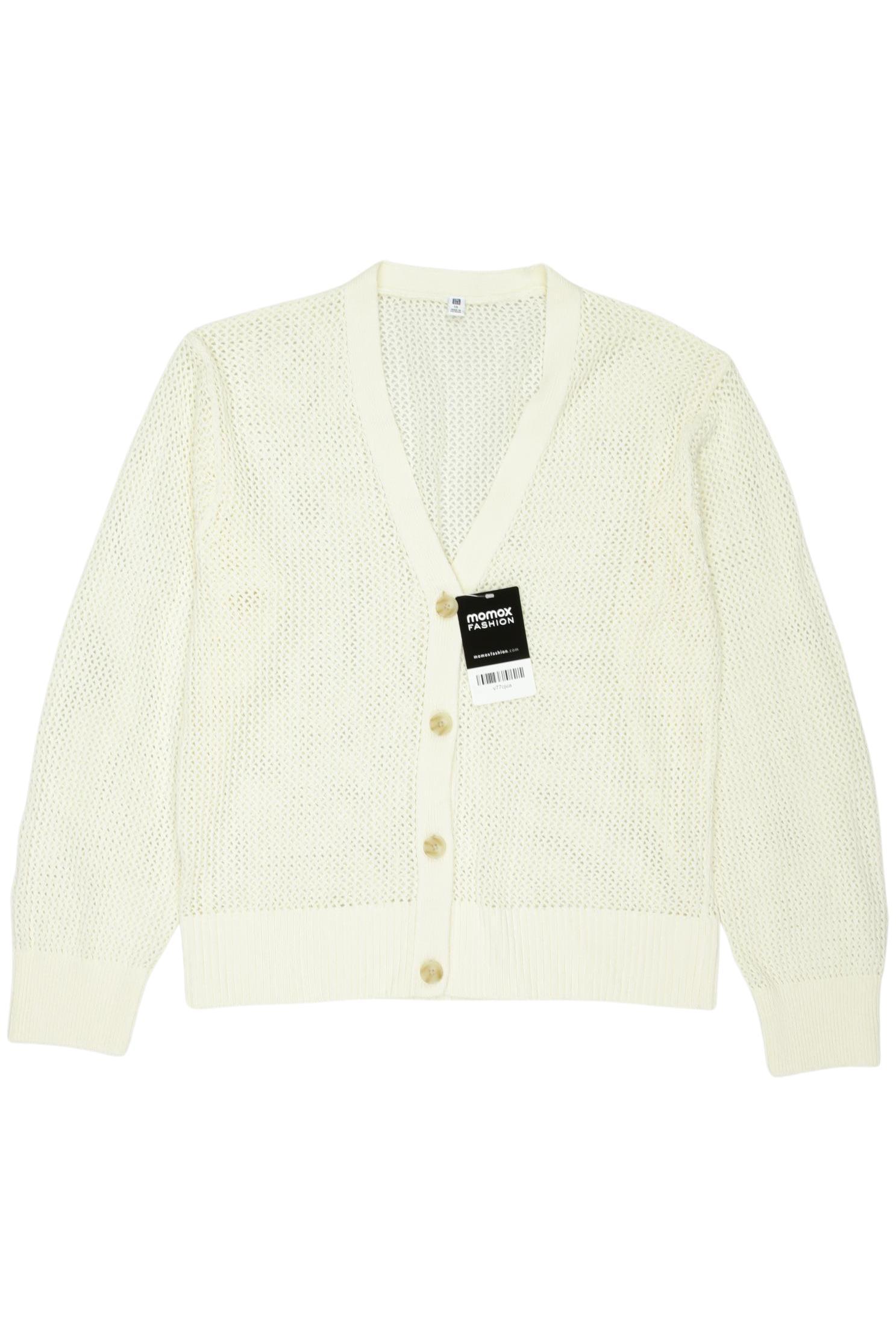 

uniqlo Mädchen Strickjacke, cremeweiß, Gr. 164