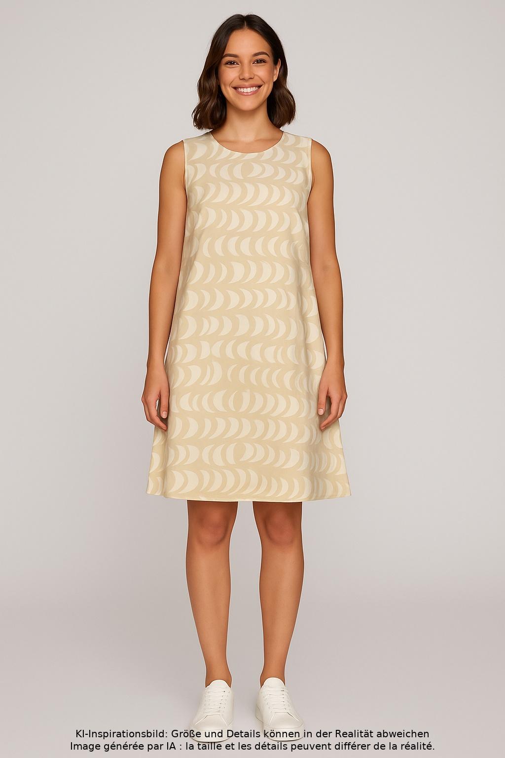 

Uniqlo x Marimekko Damen Kleid, beige, Gr. 38