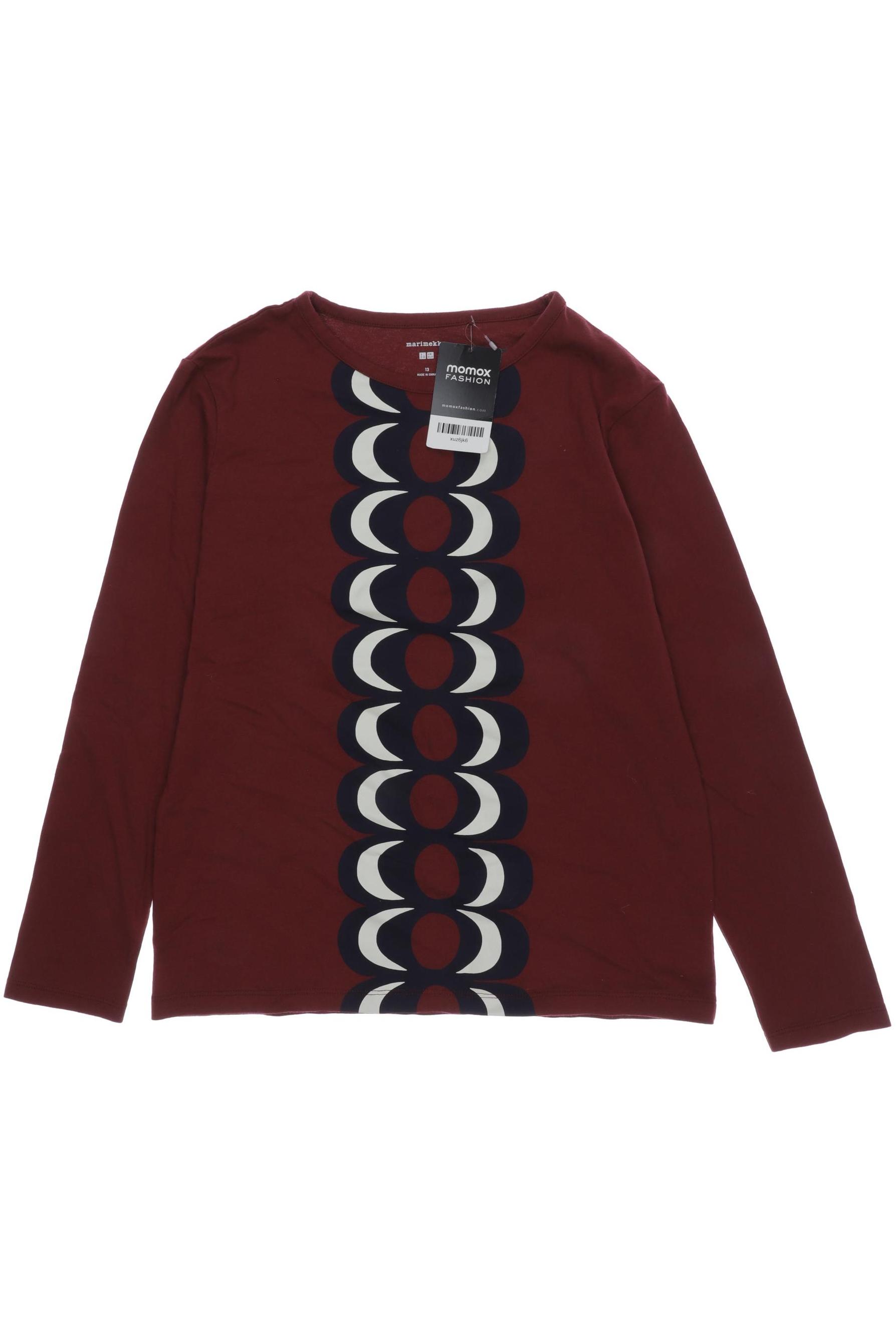 

Uniqlo x Marimekko Damen Langarmshirt, bordeaux, Gr. 164