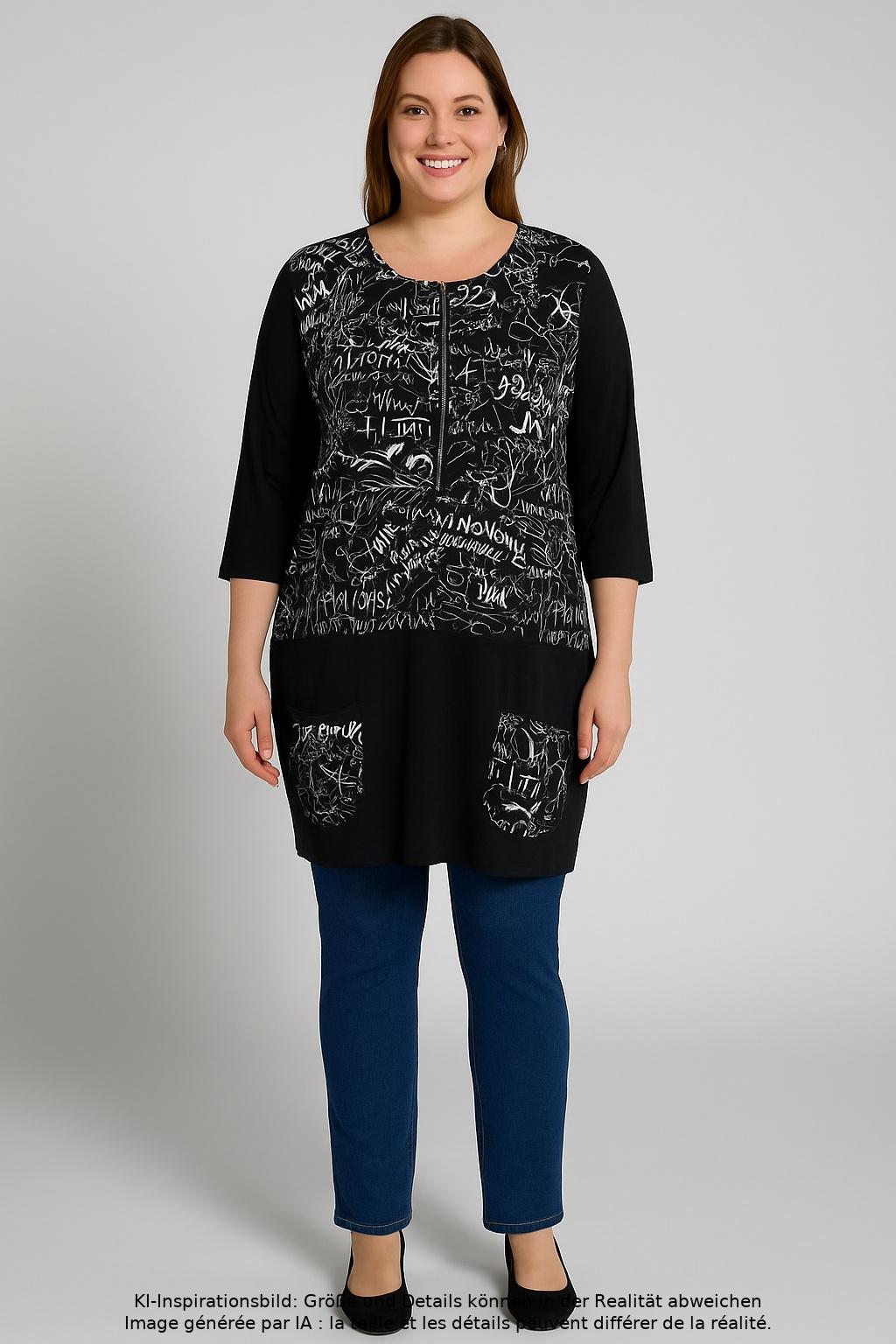 

unique just be you Damen Kleid, mehrfarbig, Gr. 44