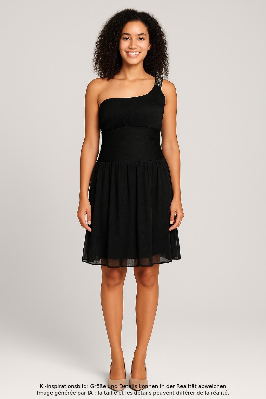 

unique just be you Damen Kleid, schwarz, Gr. 38