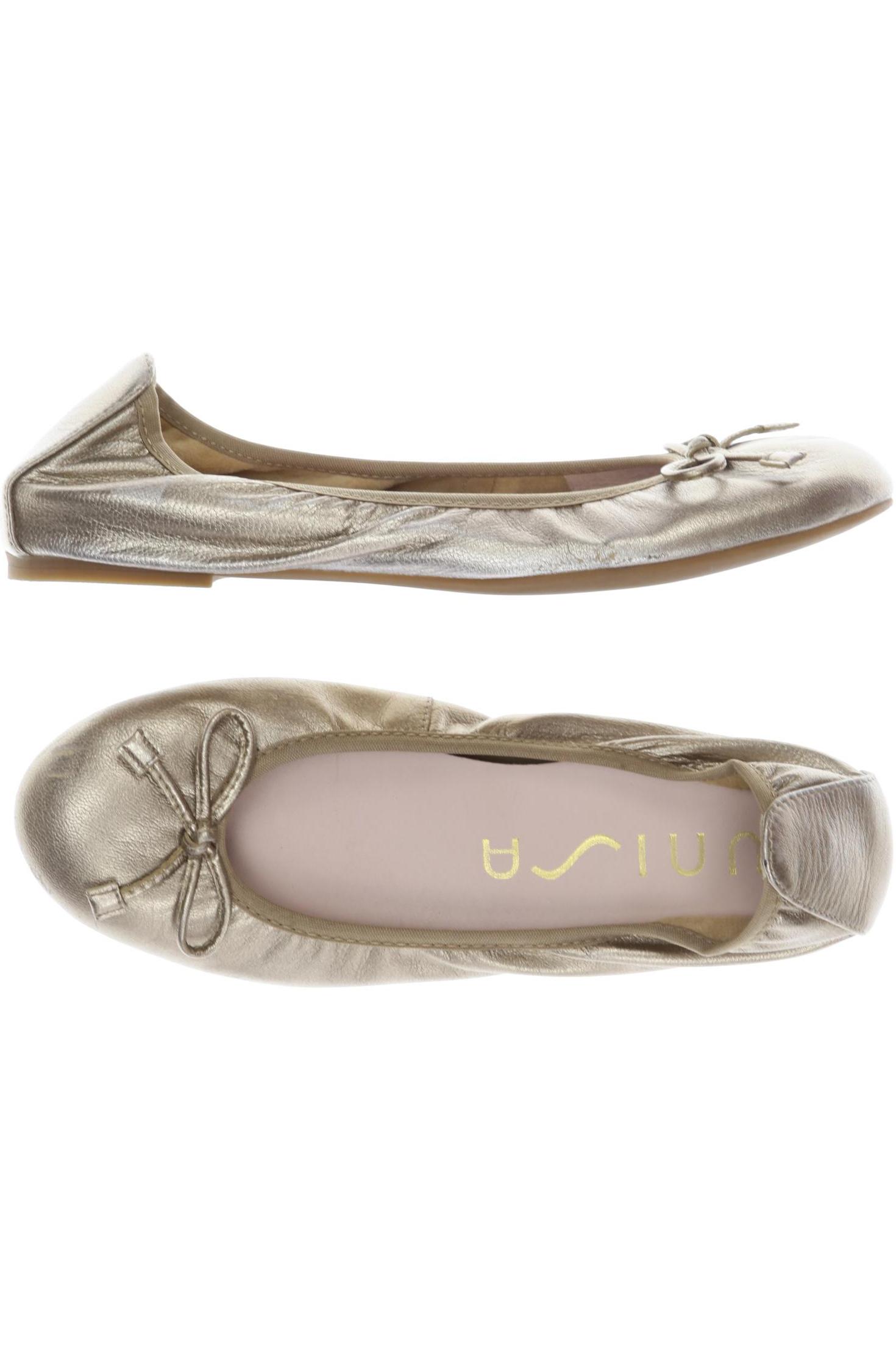

Unisa Damen Ballerinas, gold, Gr. 36