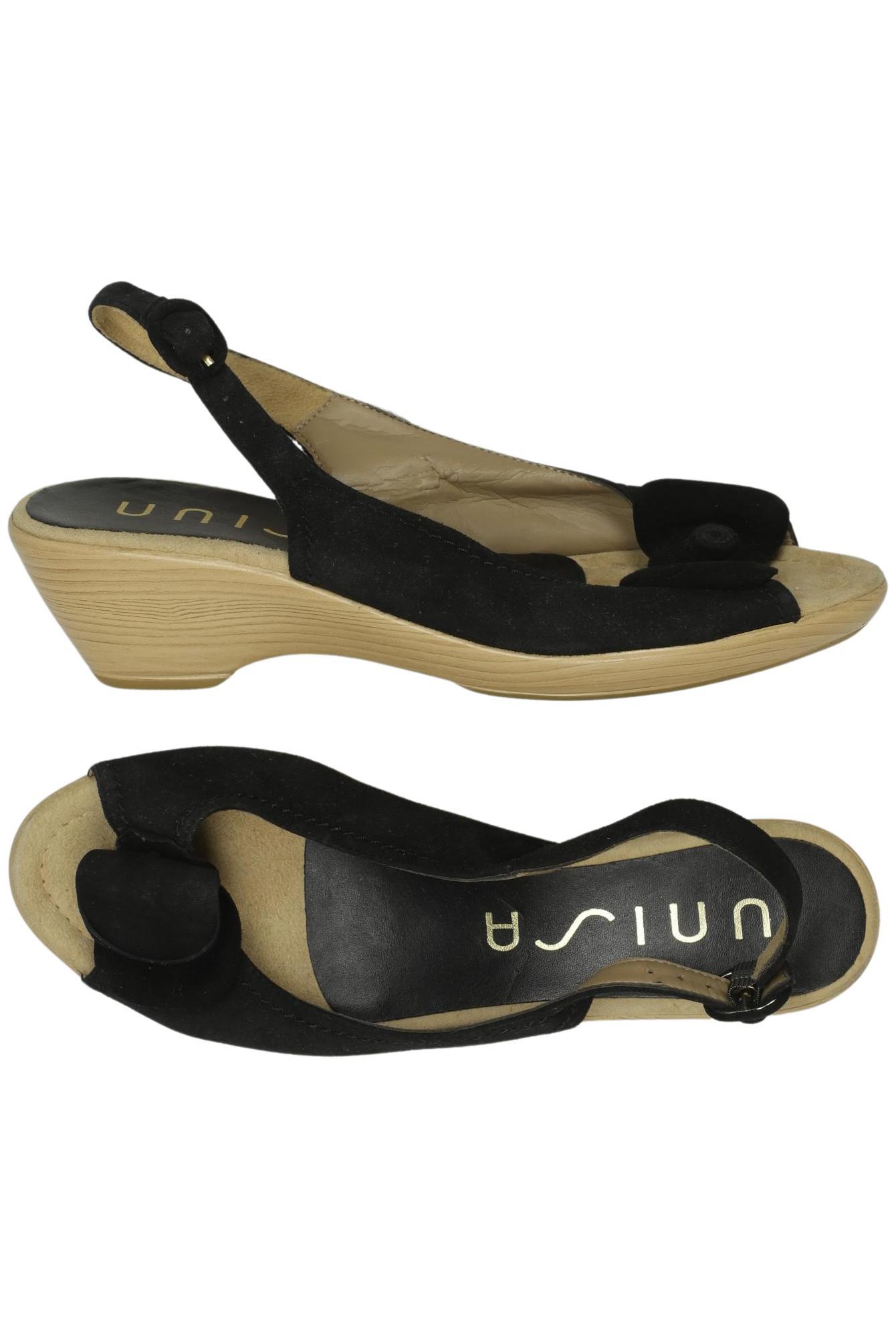 

Unisa Damen Sandale, schwarz, Gr. 38