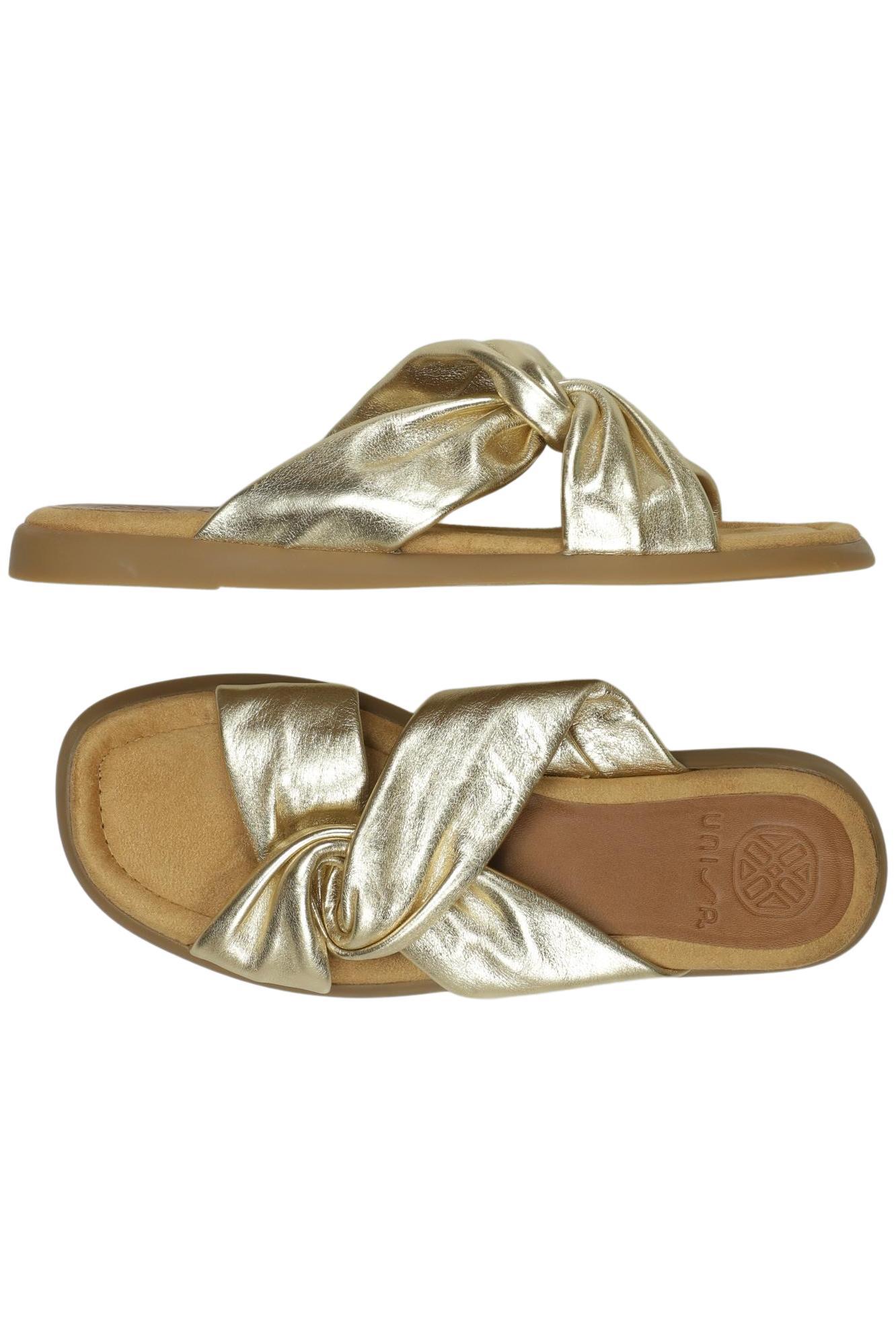 

Unisa Damen Sandale, gold, Gr. 38