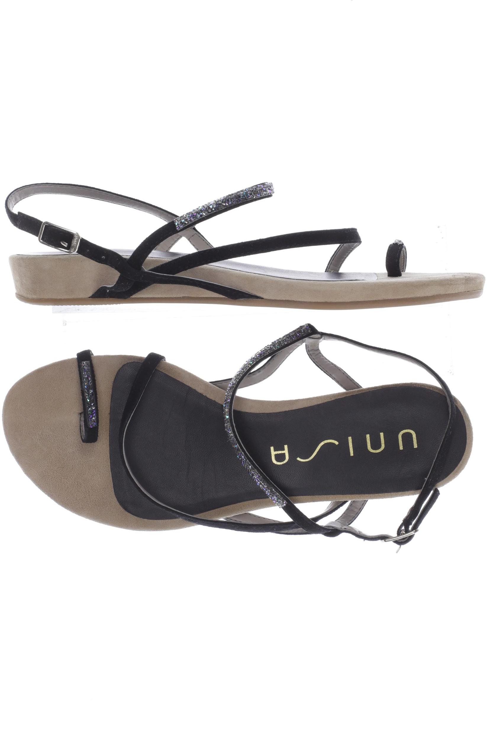 

Unisa Damen Sandale, schwarz, Gr. 38