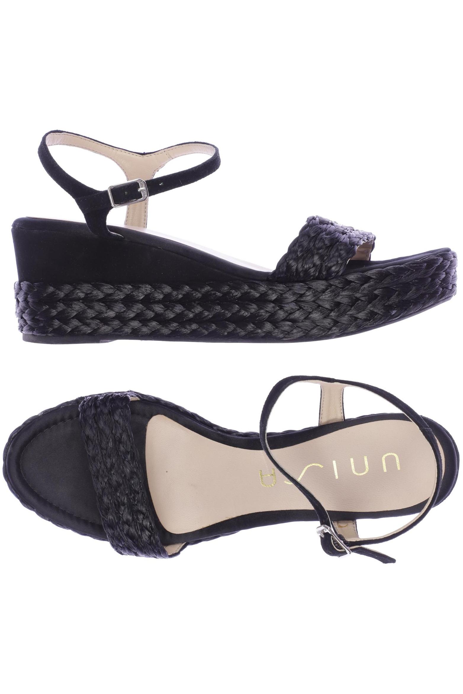 

Unisa Damen Sandale, schwarz, Gr. 38