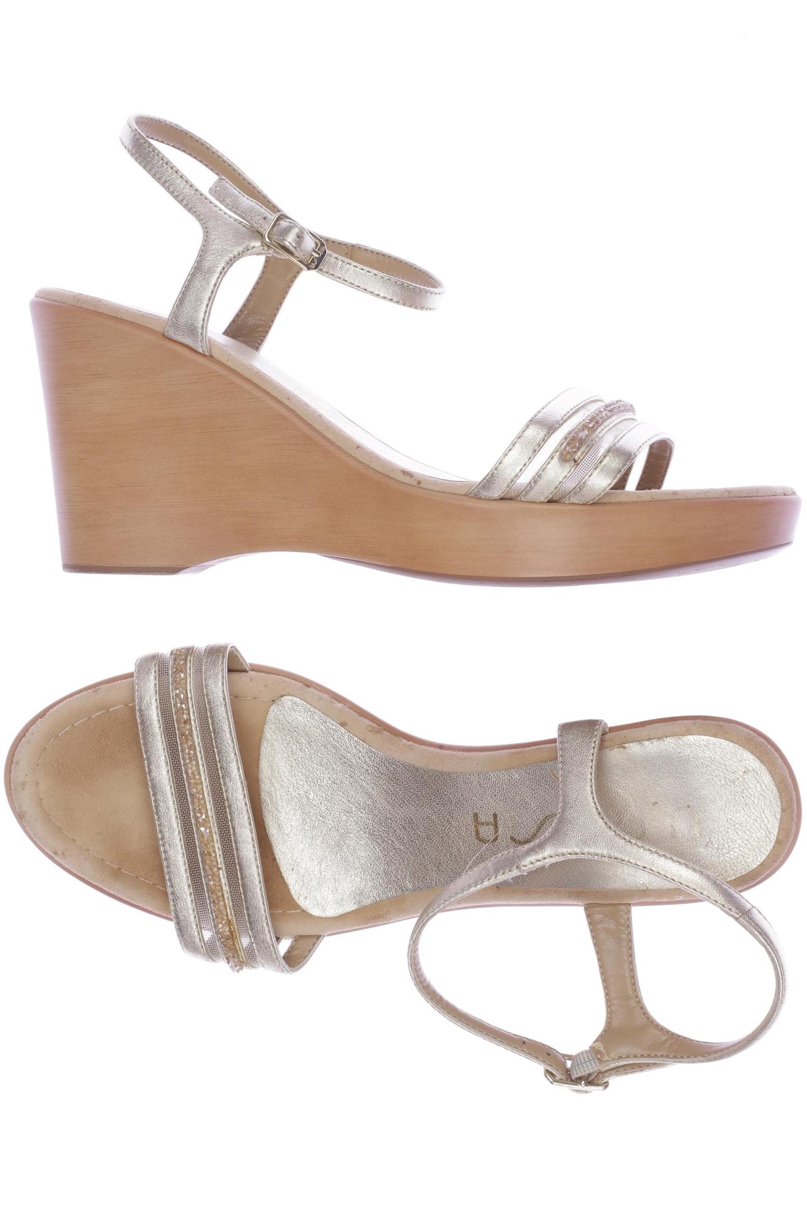 

Unisa Damen Sandale, gold, Gr. 40