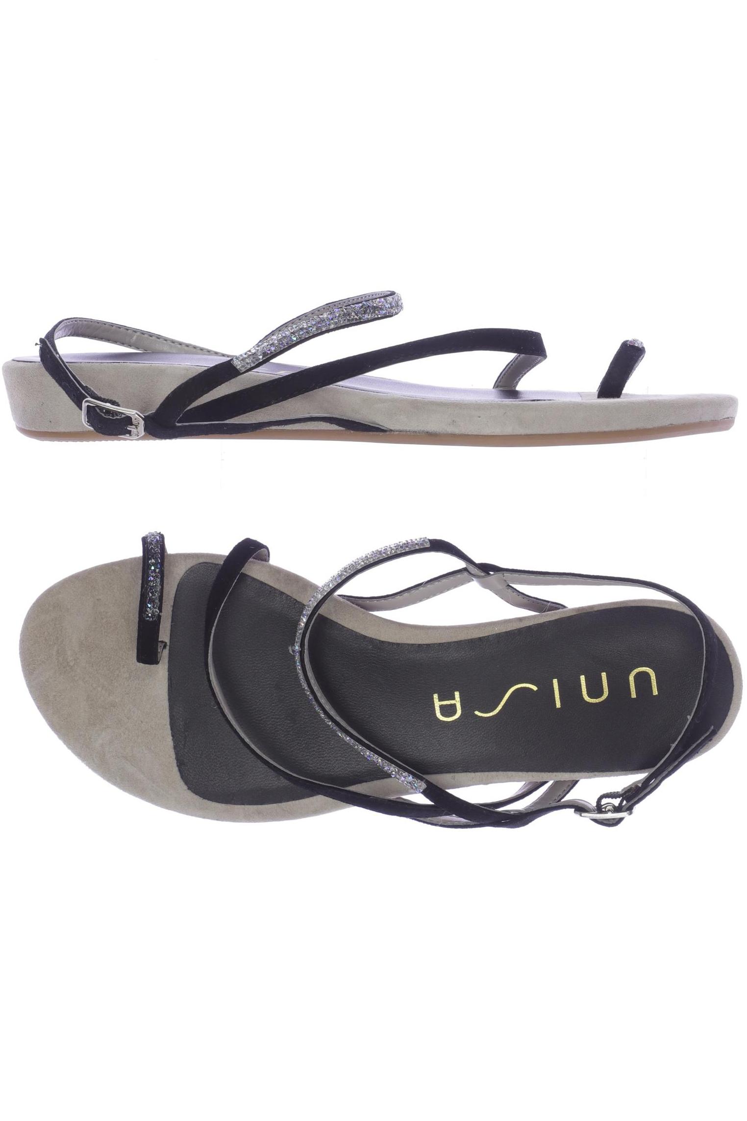 

Unisa Damen Sandale, schwarz, Gr. 38