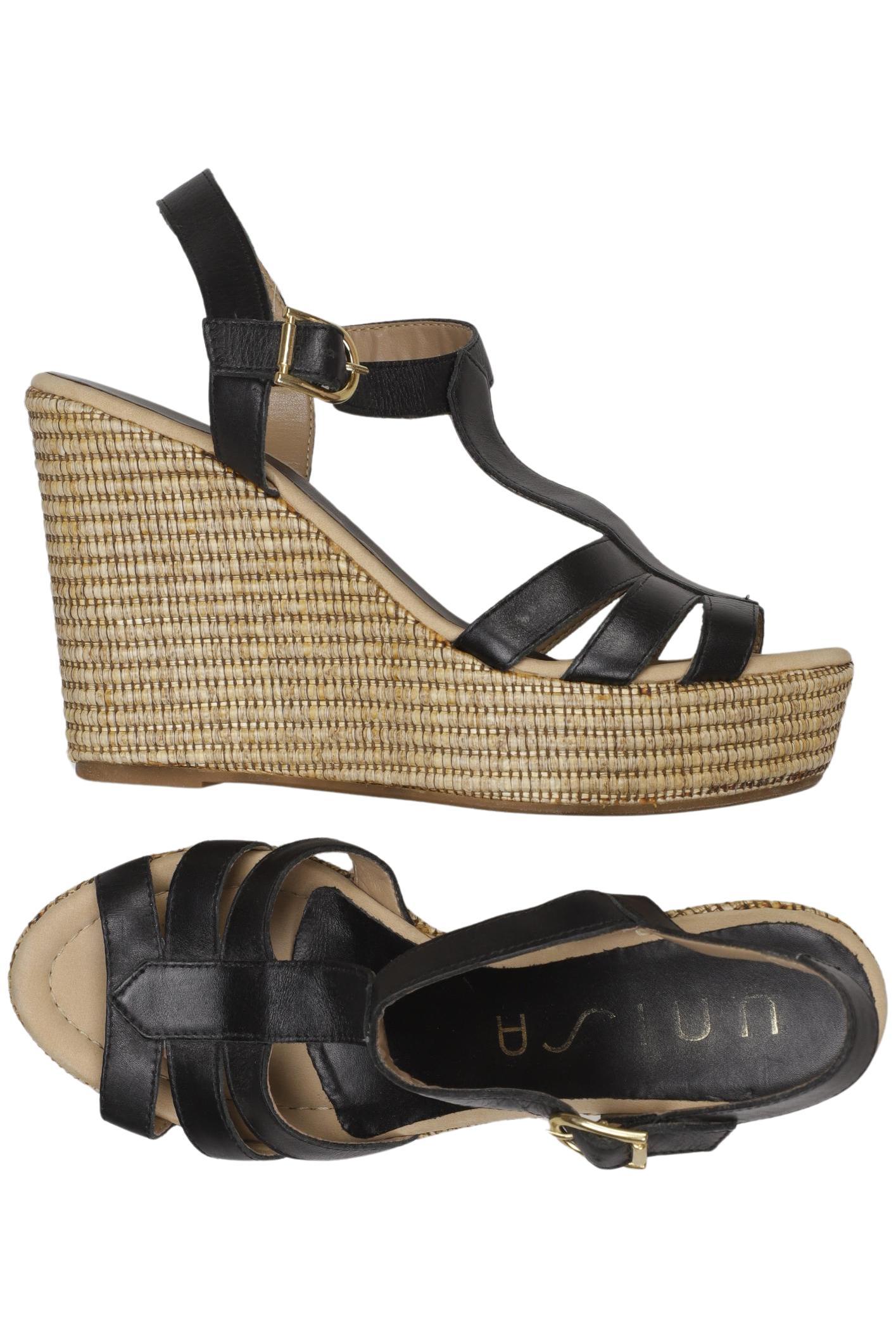 

Unisa Damen Sandale, schwarz, Gr. 38