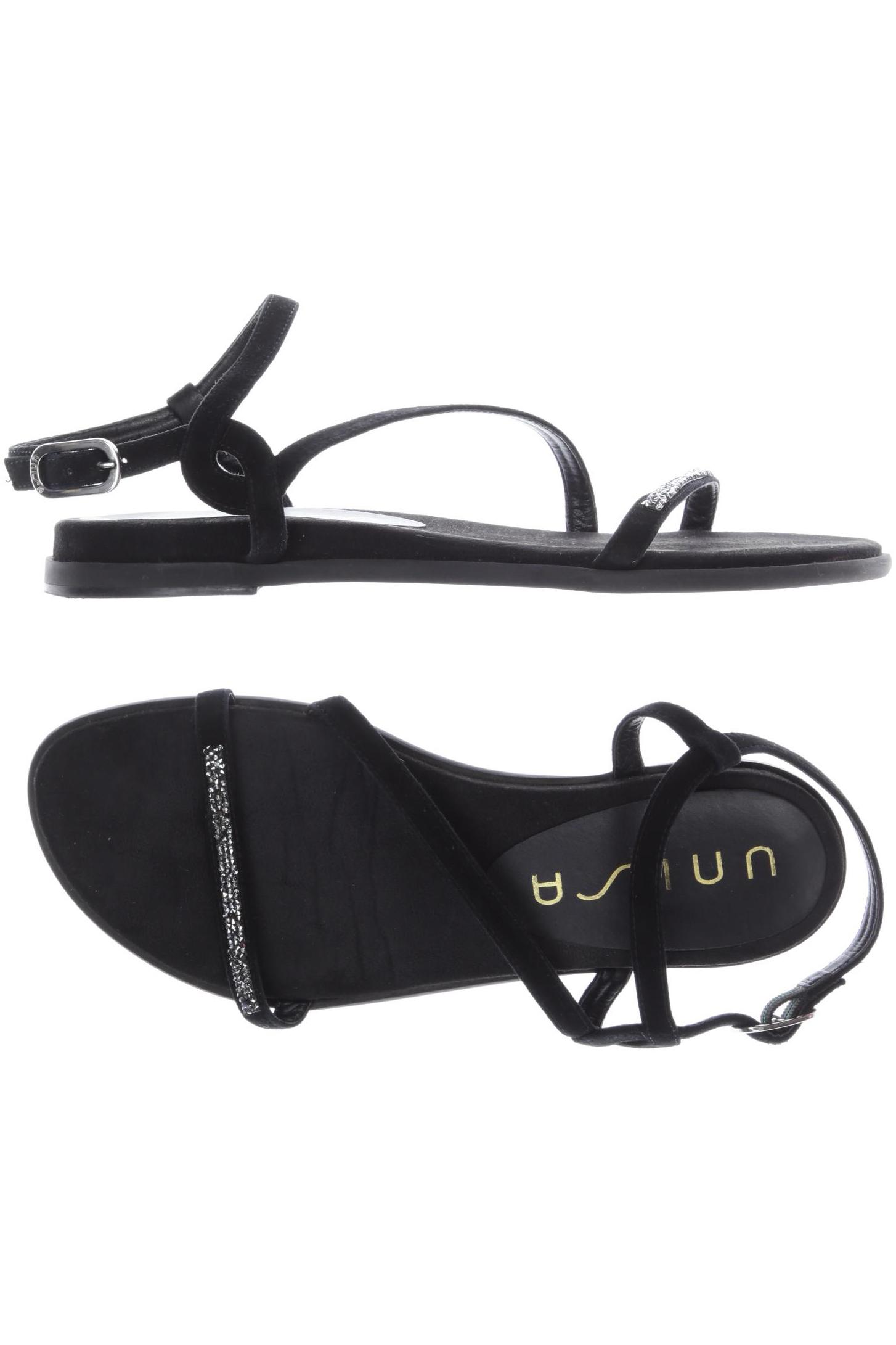 

Unisa Damen Sandale, schwarz, Gr. 39