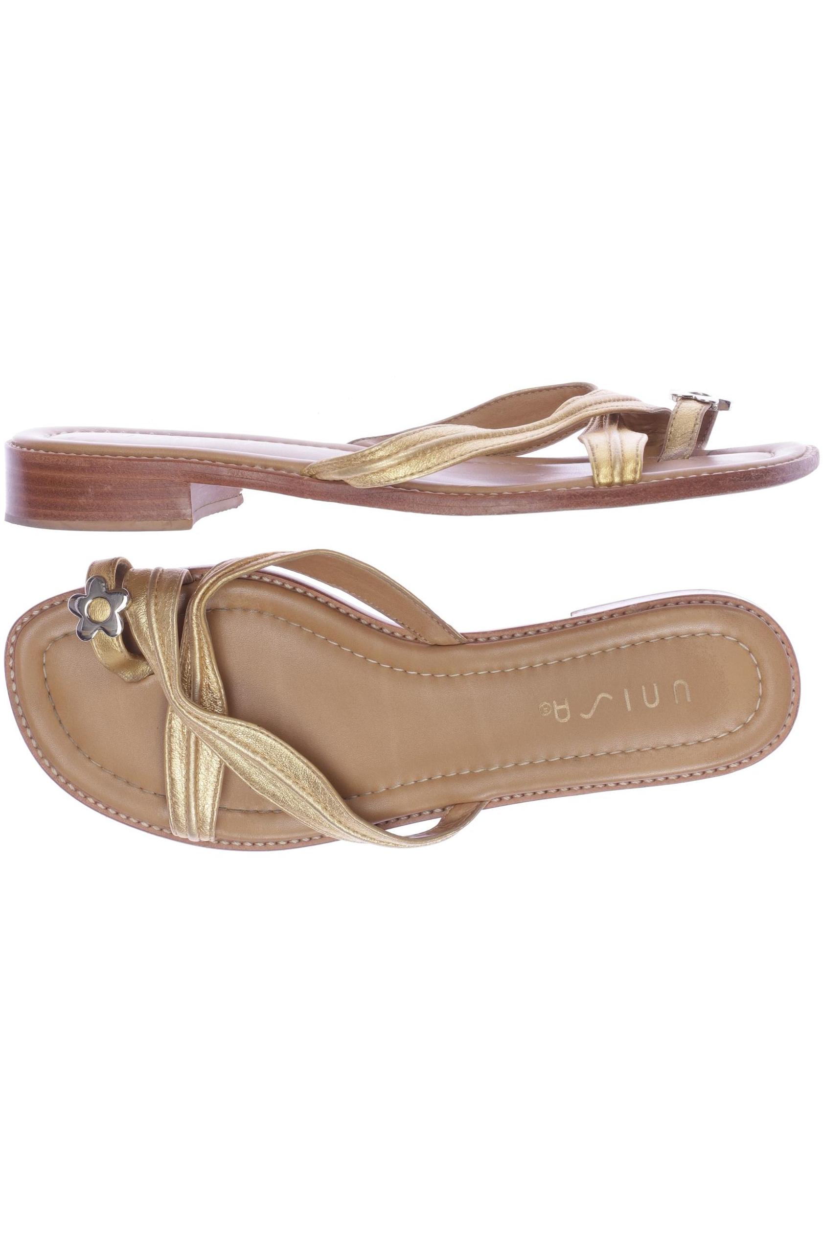 

Unisa Damen Sandale, gold, Gr. 38