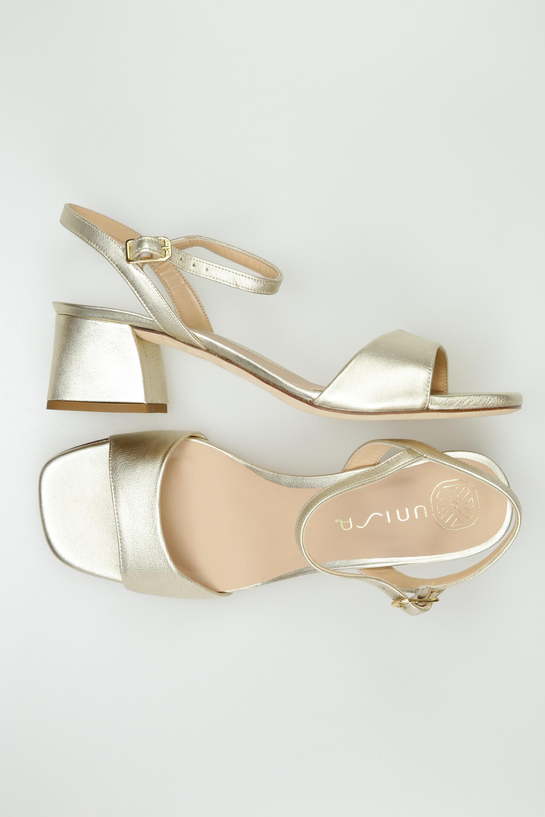 

Unisa Damen Sandale, gold, Gr. 41