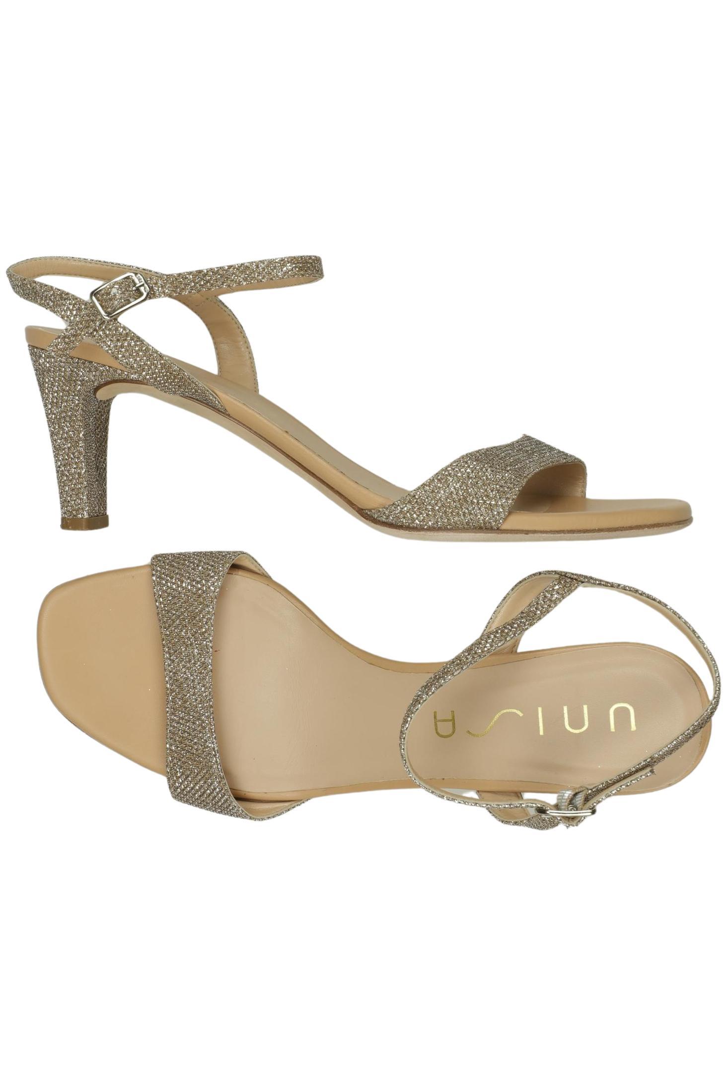 

Unisa Damen Sandale, gold, Gr. 40