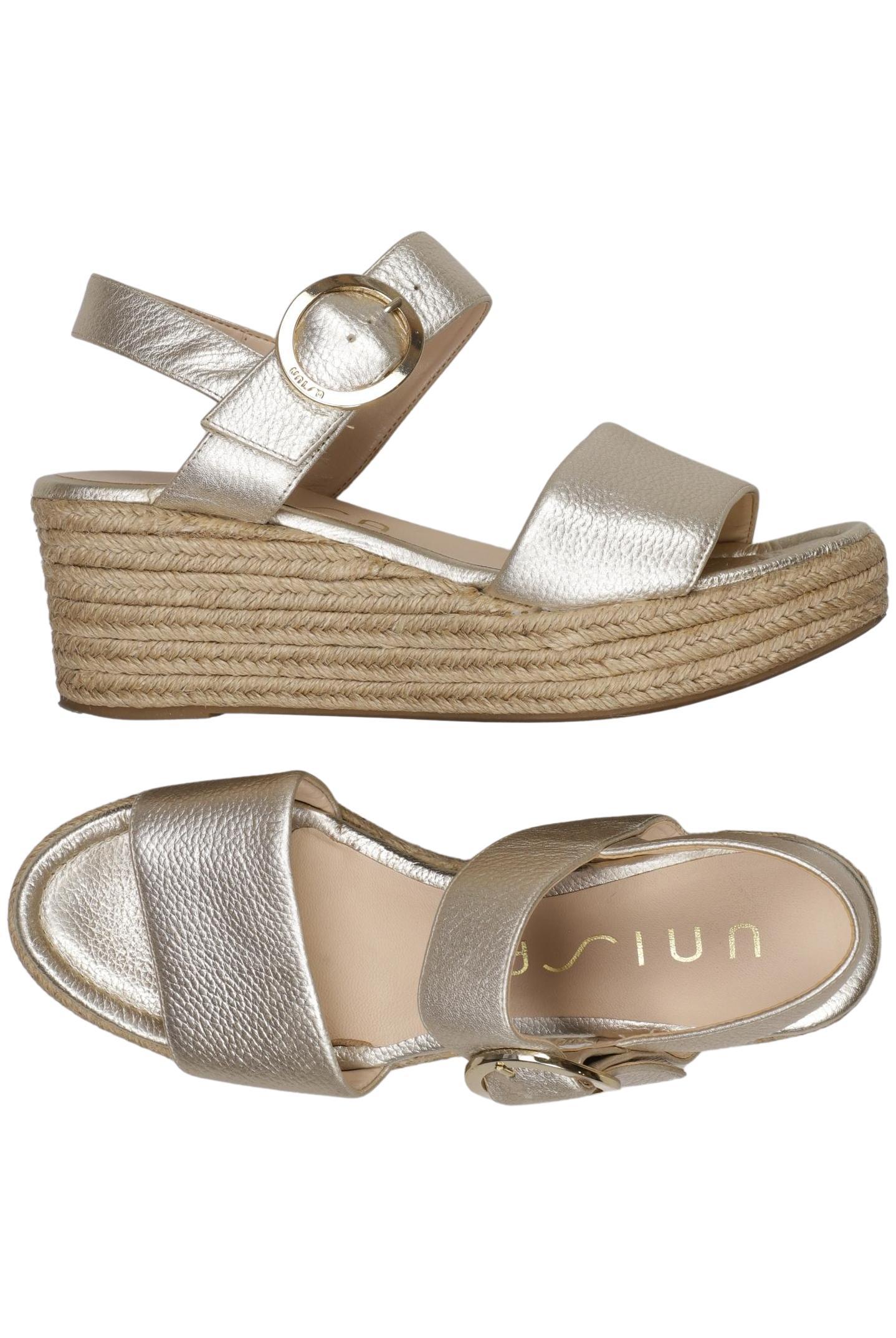 

Unisa Damen Sandale, gold, Gr. 39