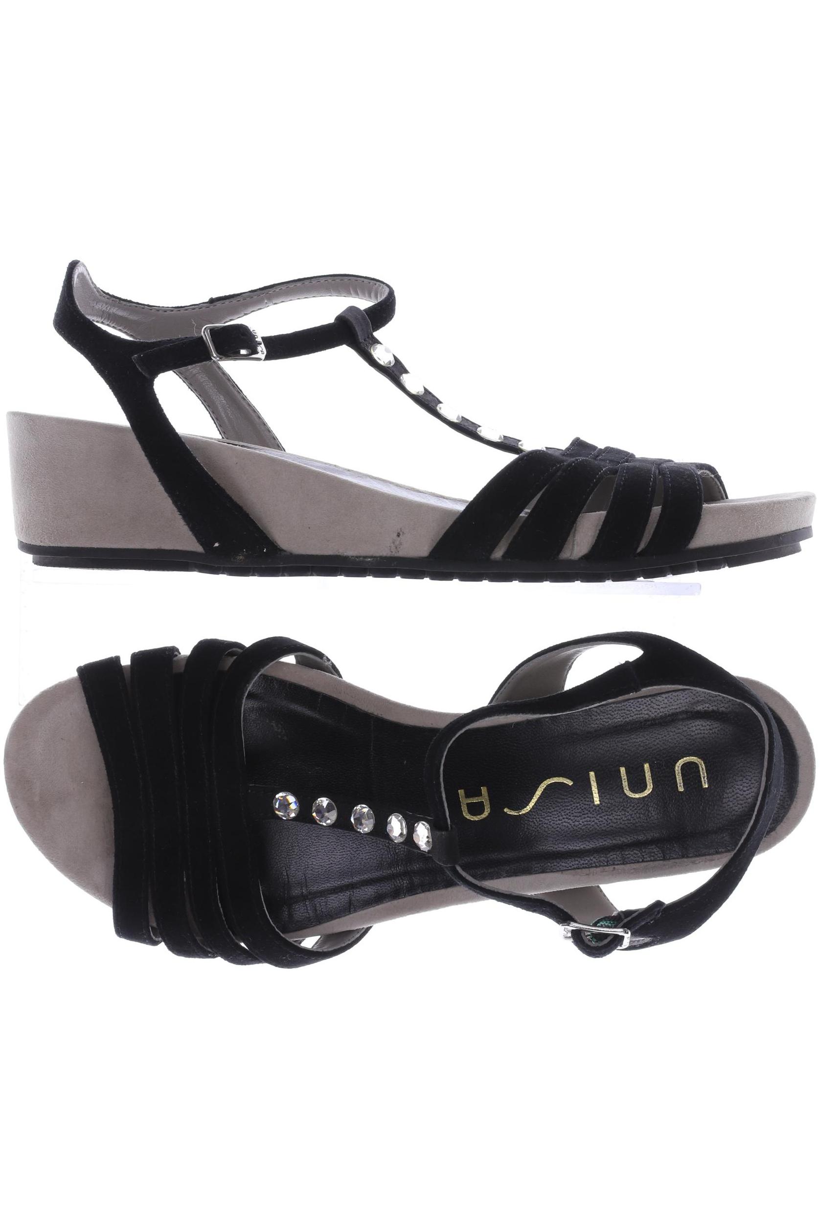 

Unisa Damen Sandale, schwarz, Gr. 38