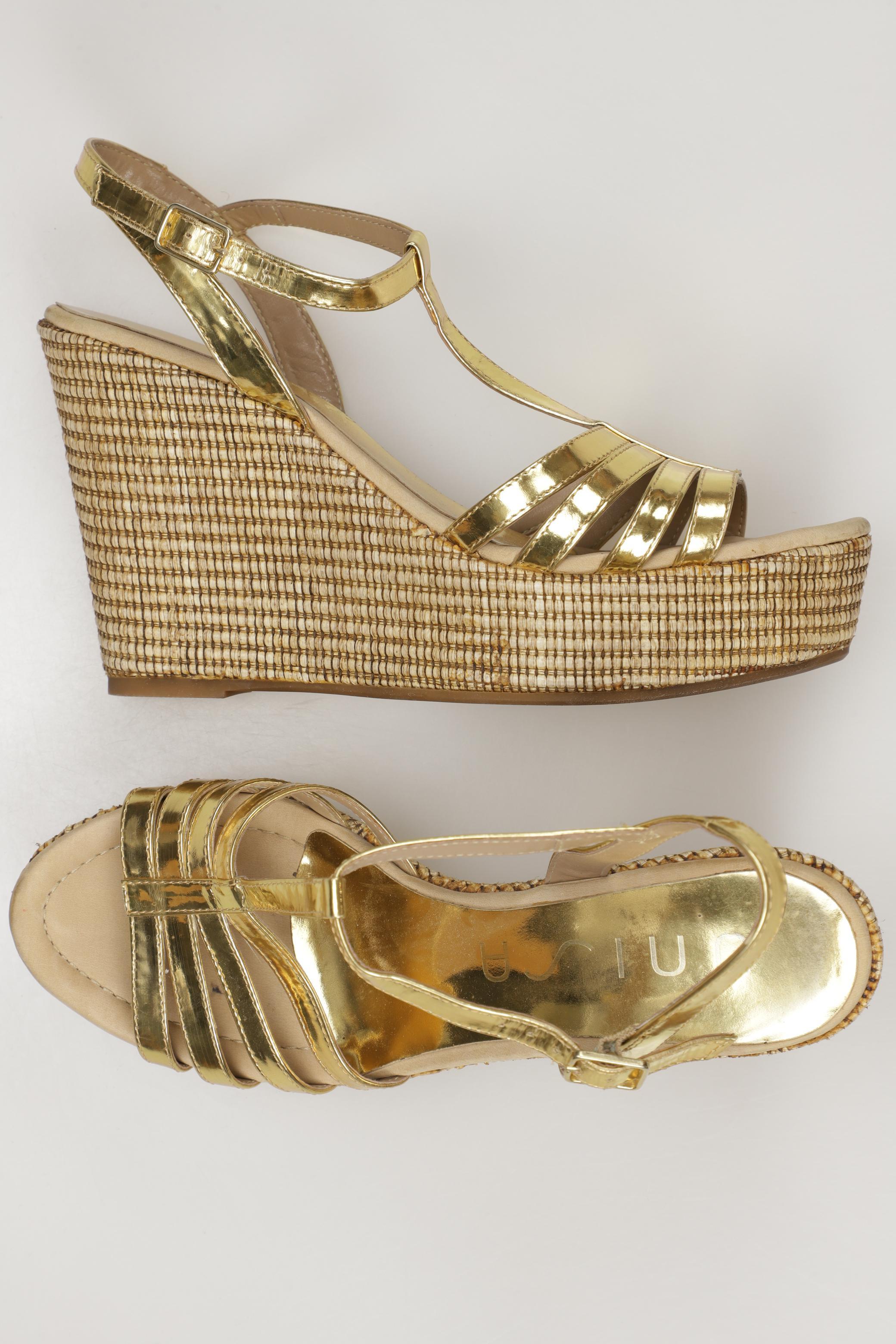 

Unisa Damen Sandale, gold, Gr. 39