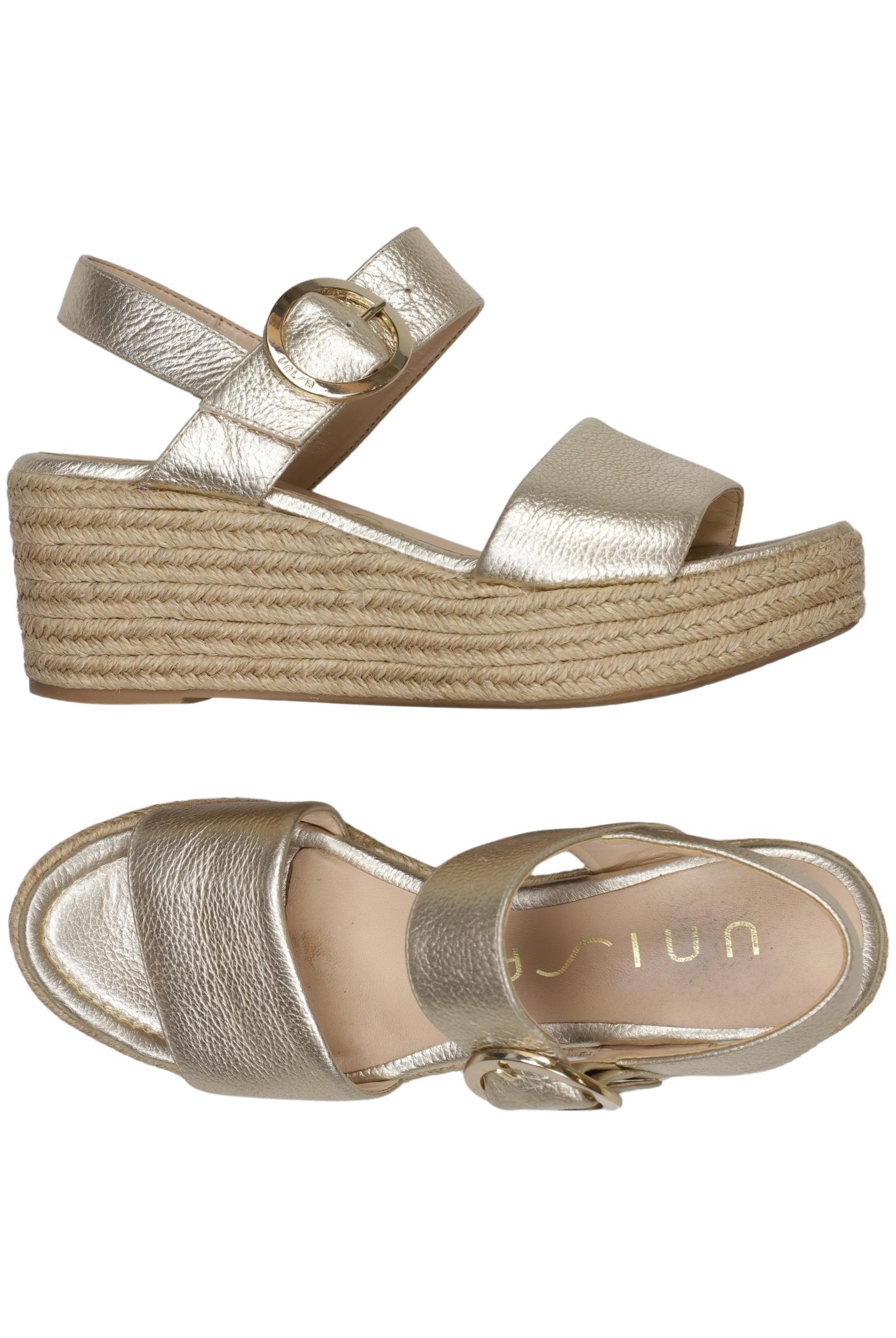 

Unisa Damen Sandale, gold, Gr. 38