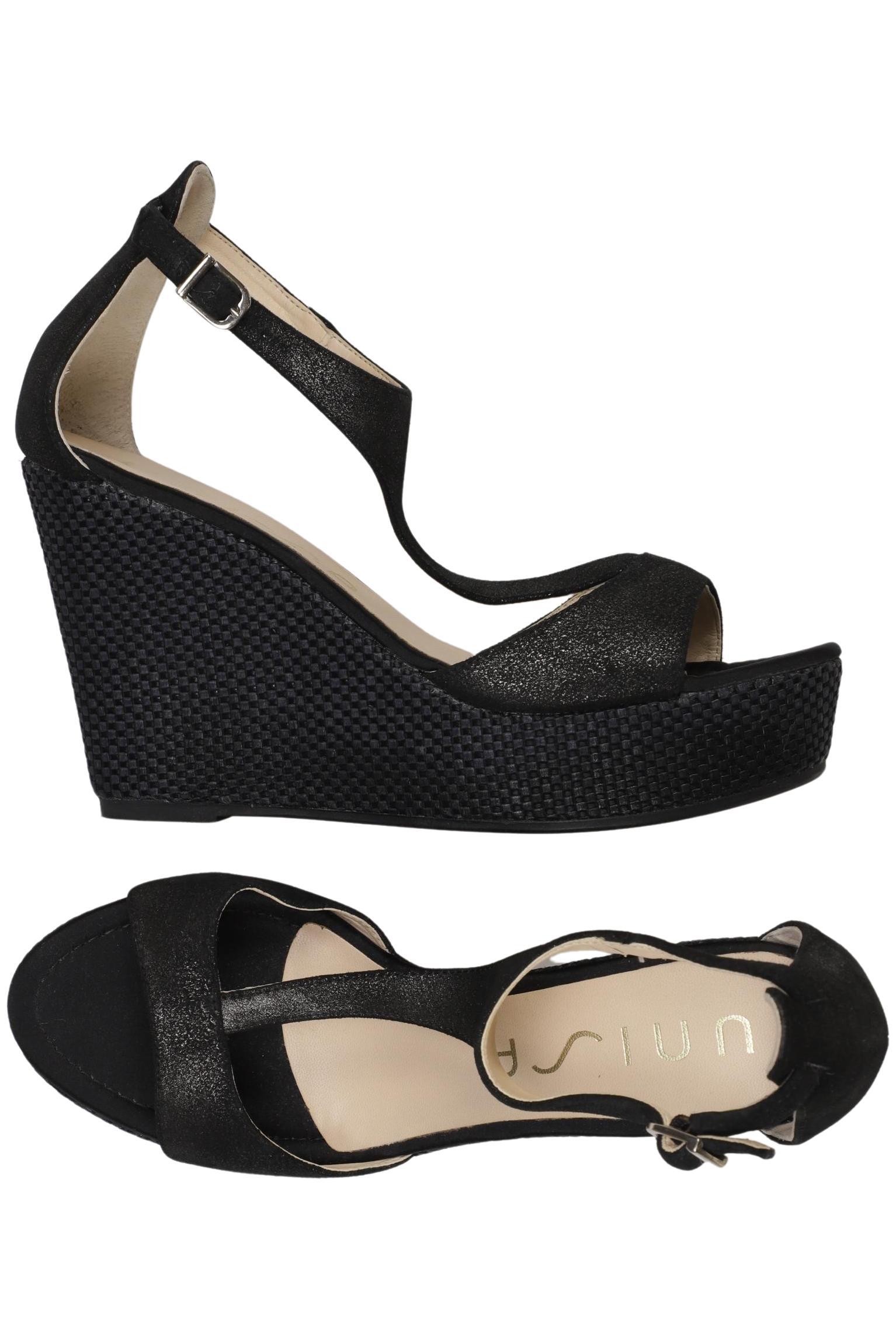 

Unisa Damen Sandale, schwarz, Gr. 40