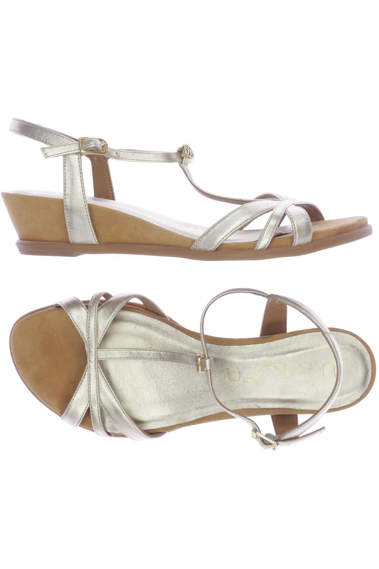 

Unisa Damen Sandale, gold, Gr. 39