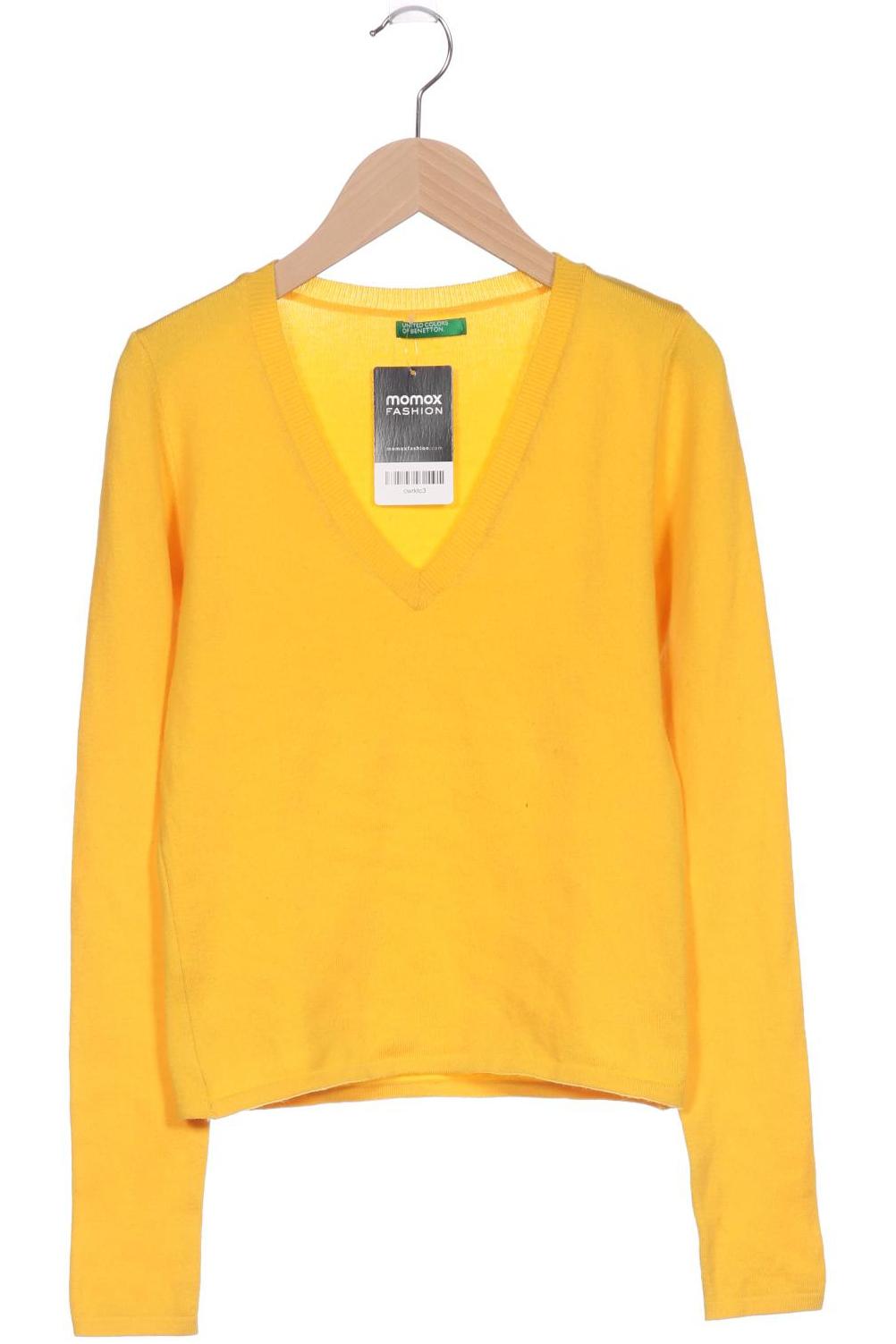 

United Colors OF Benetton Damen Pullover, gelb, Gr. 36