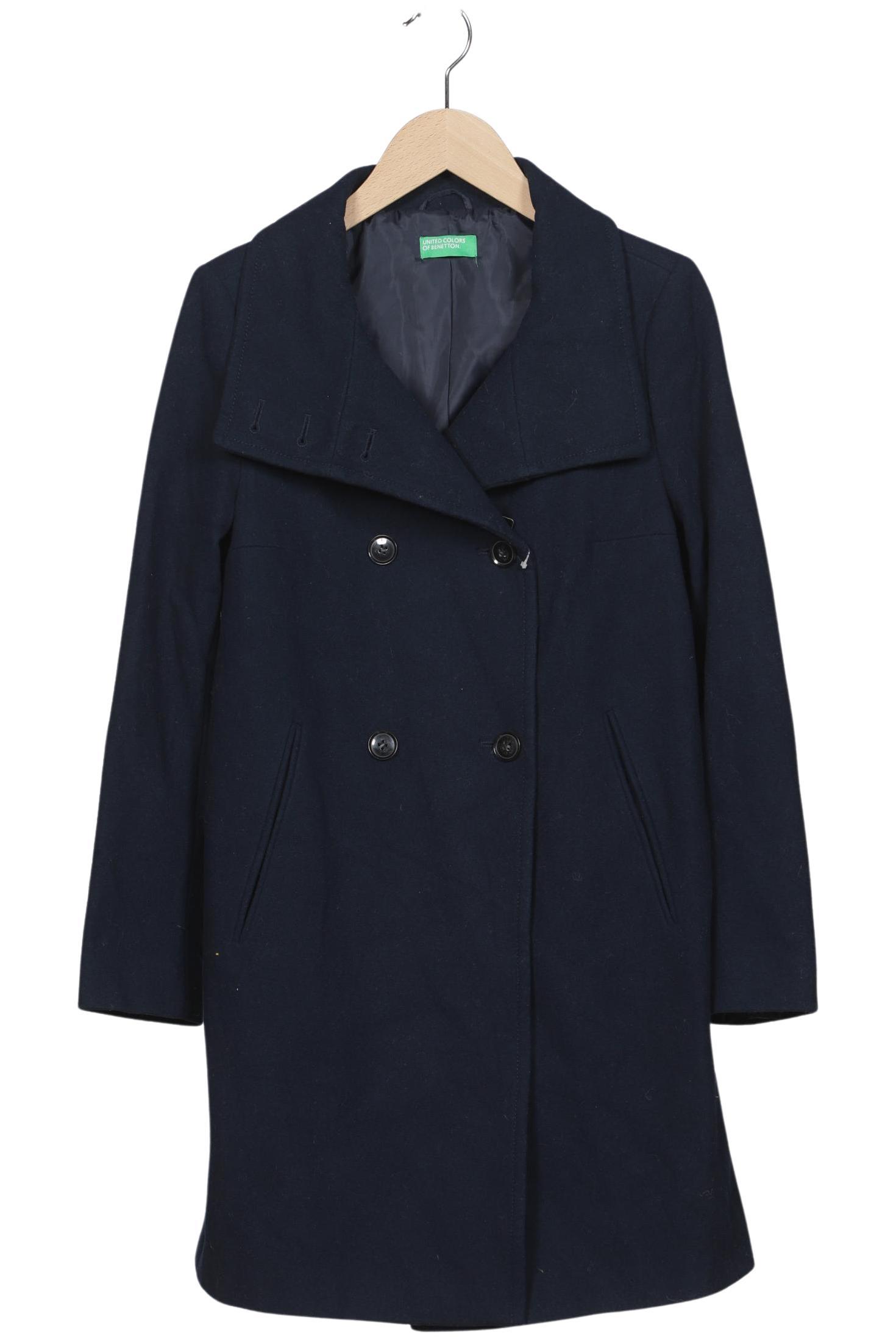 

United Colors OF Benetton Damen Mantel, marineblau, Gr. 34