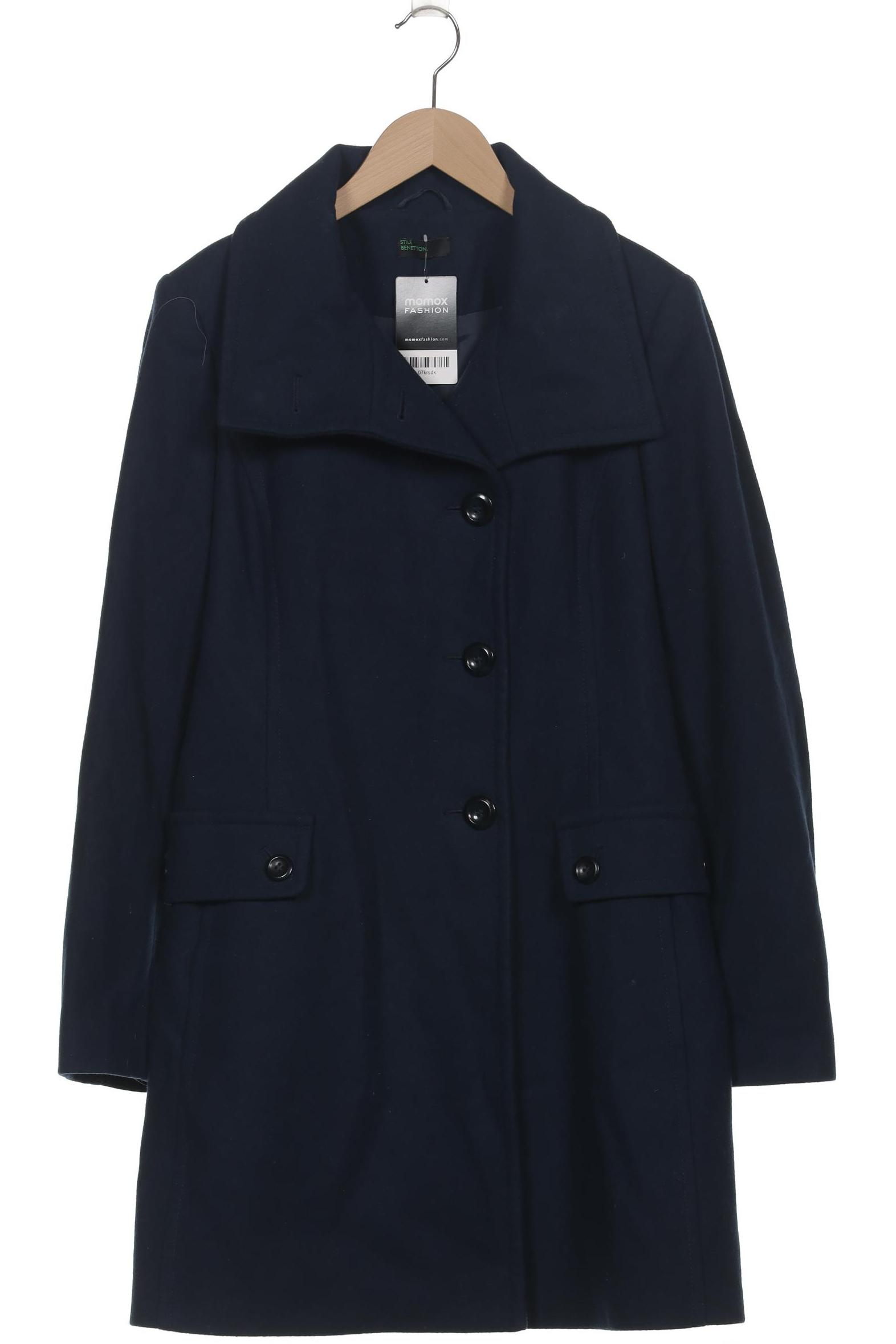 

United Colors OF Benetton Damen Mantel, marineblau, Gr. 46