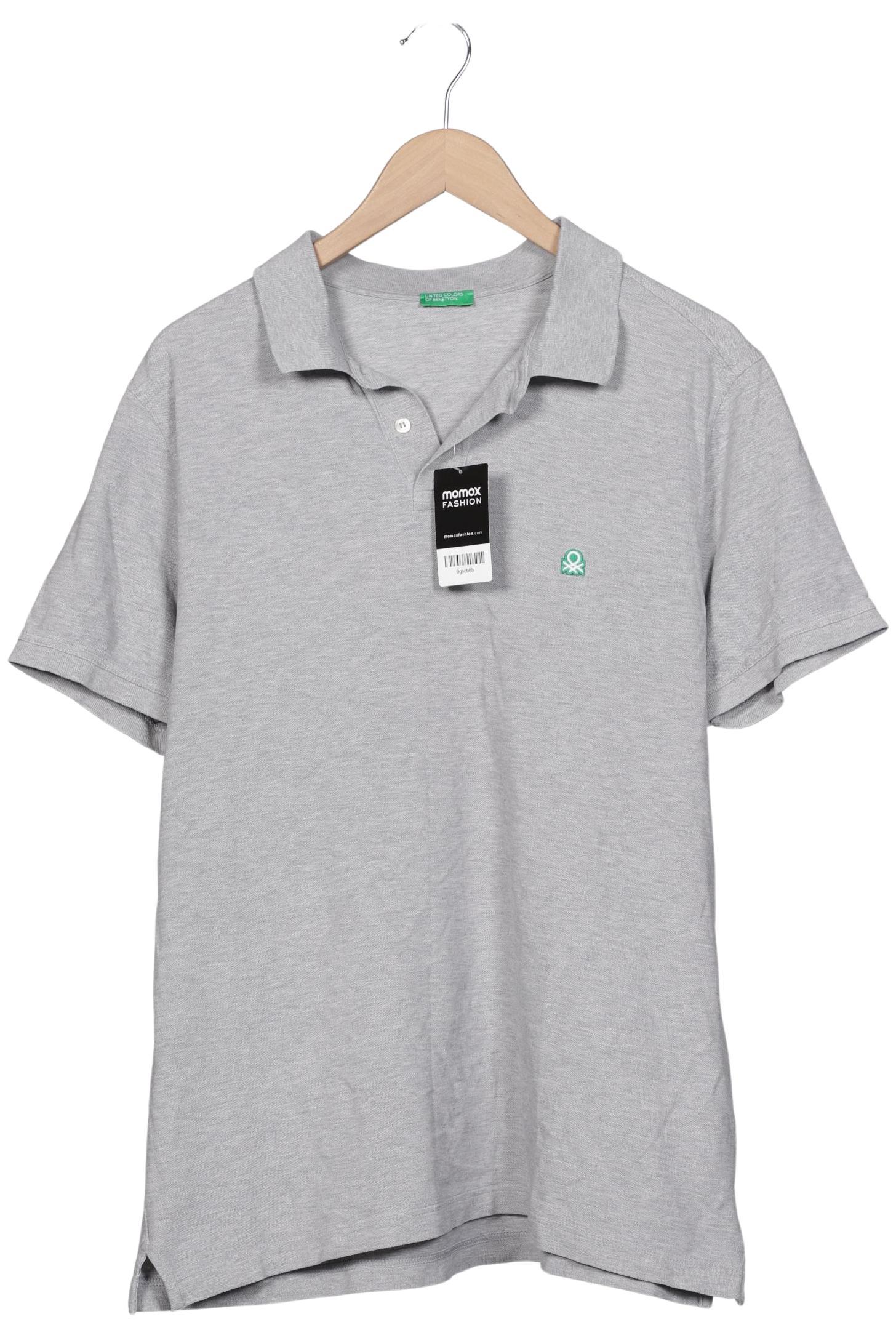 

United Colors OF Benetton Herren Poloshirt, grau, Gr. 56