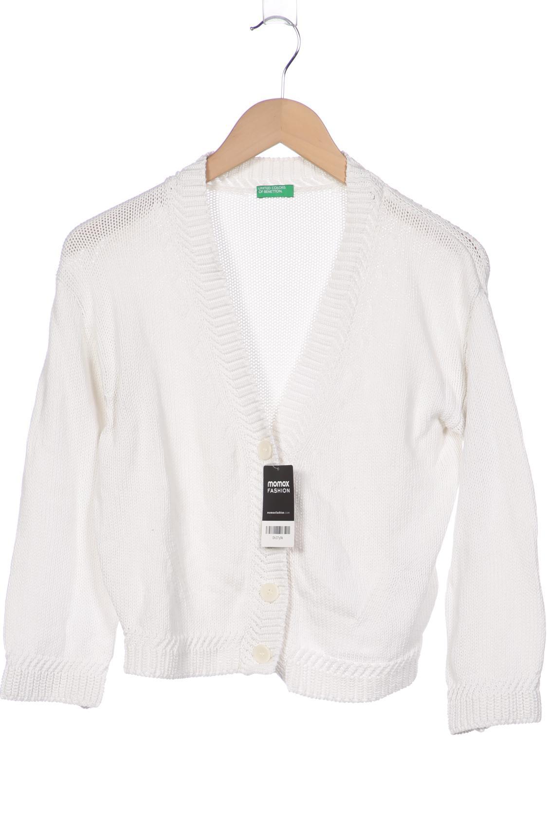 

UNITED COLORS OF BENETTON Damen Strickjacke, weiß