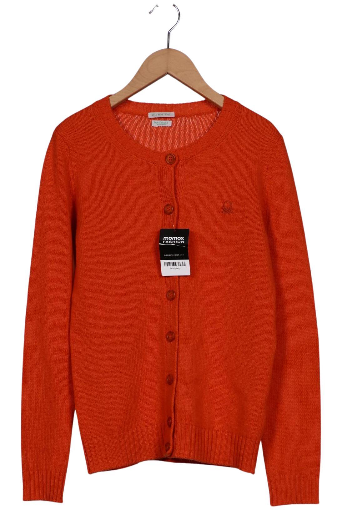 

United Colors OF Benetton Damen Strickjacke, orange, Gr. 36
